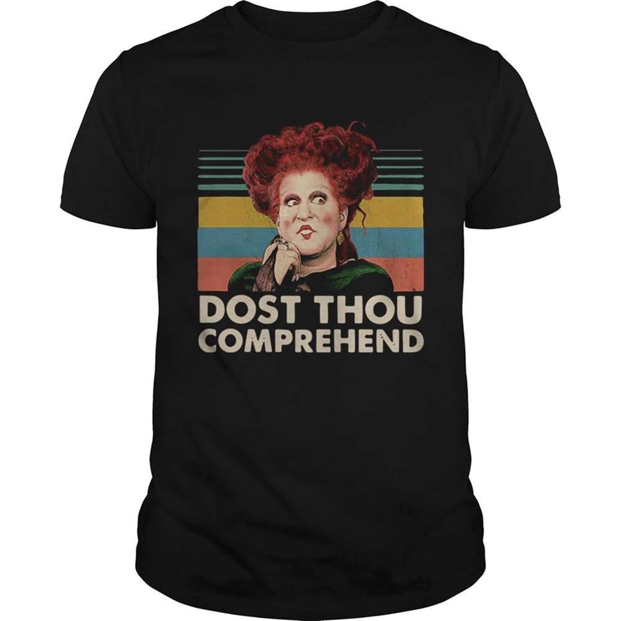 Dostthou Comprehend Hocus Pocus Halloween Retro Shirt