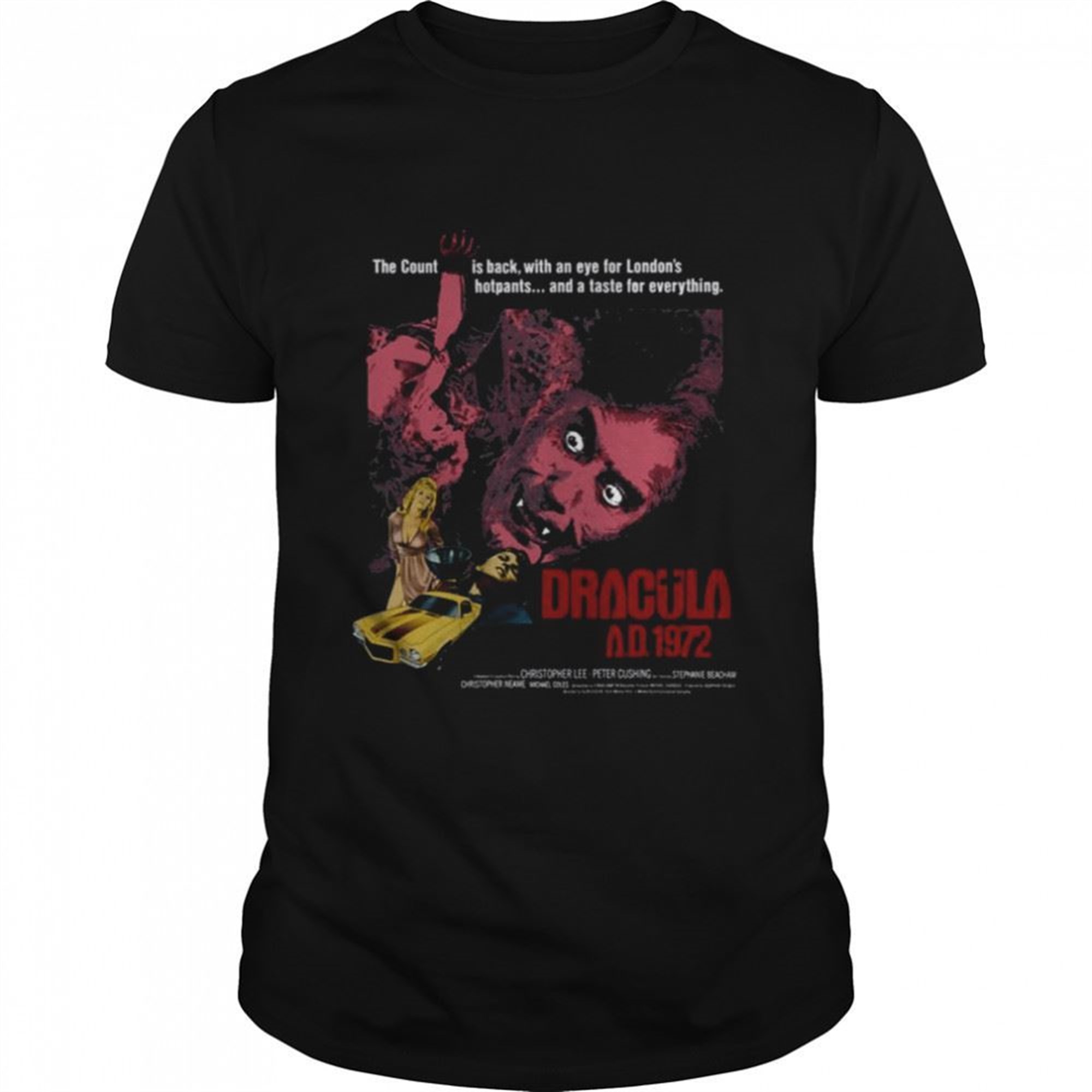 Dracula Ad 1972 Artwork Halloween Shirt