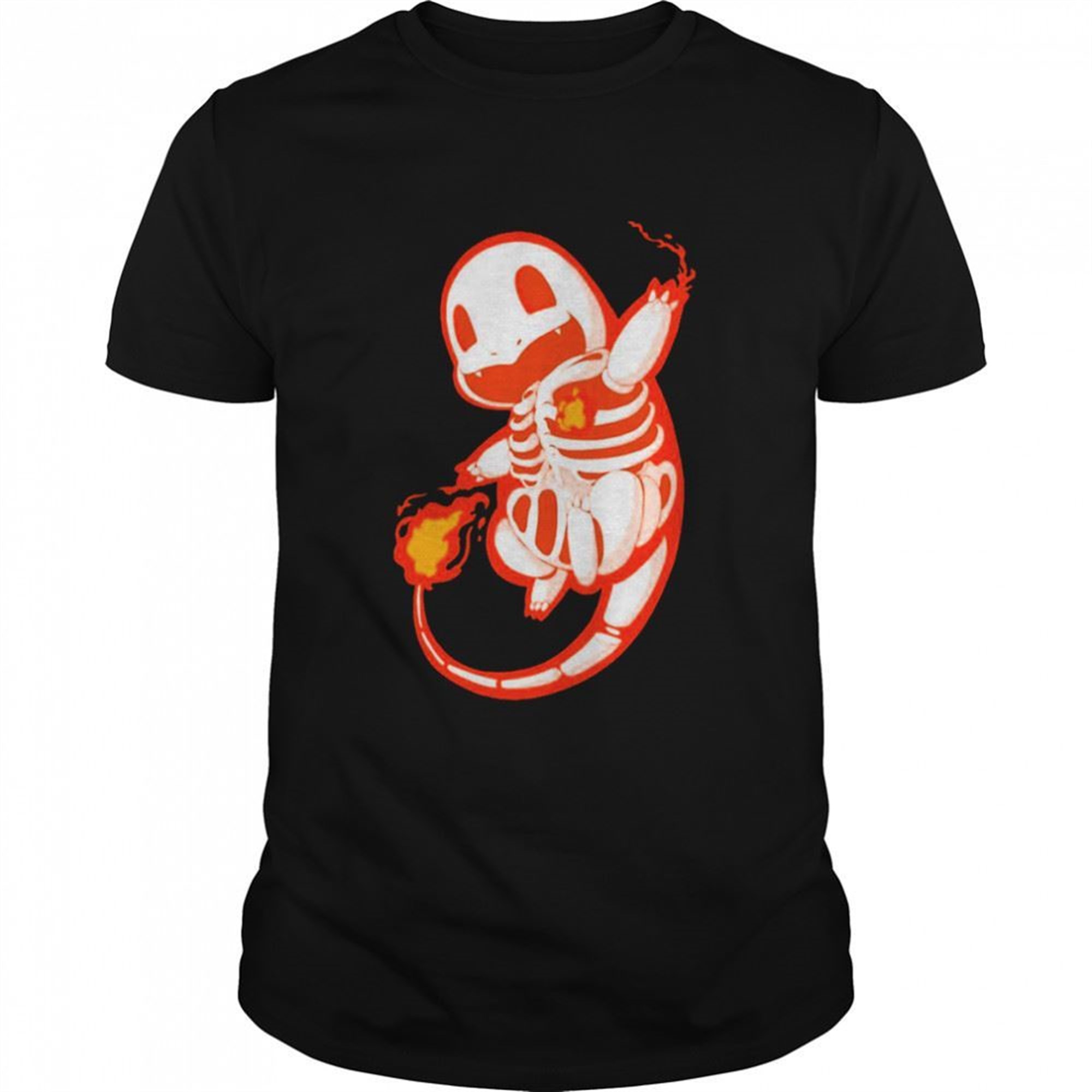 Dragon Anime Halloween Skeleton Shirt