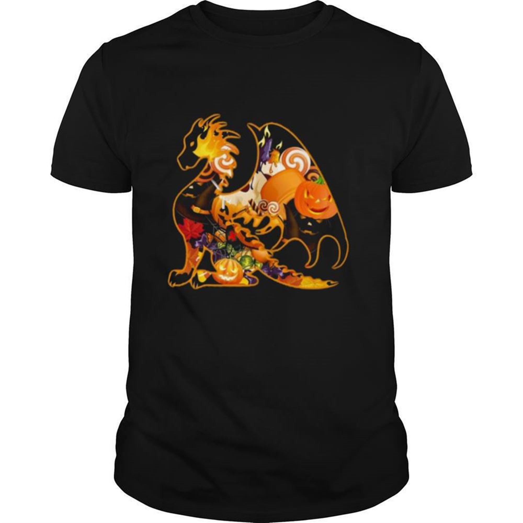Dragon Pumpkin Happy Halloween Shirt