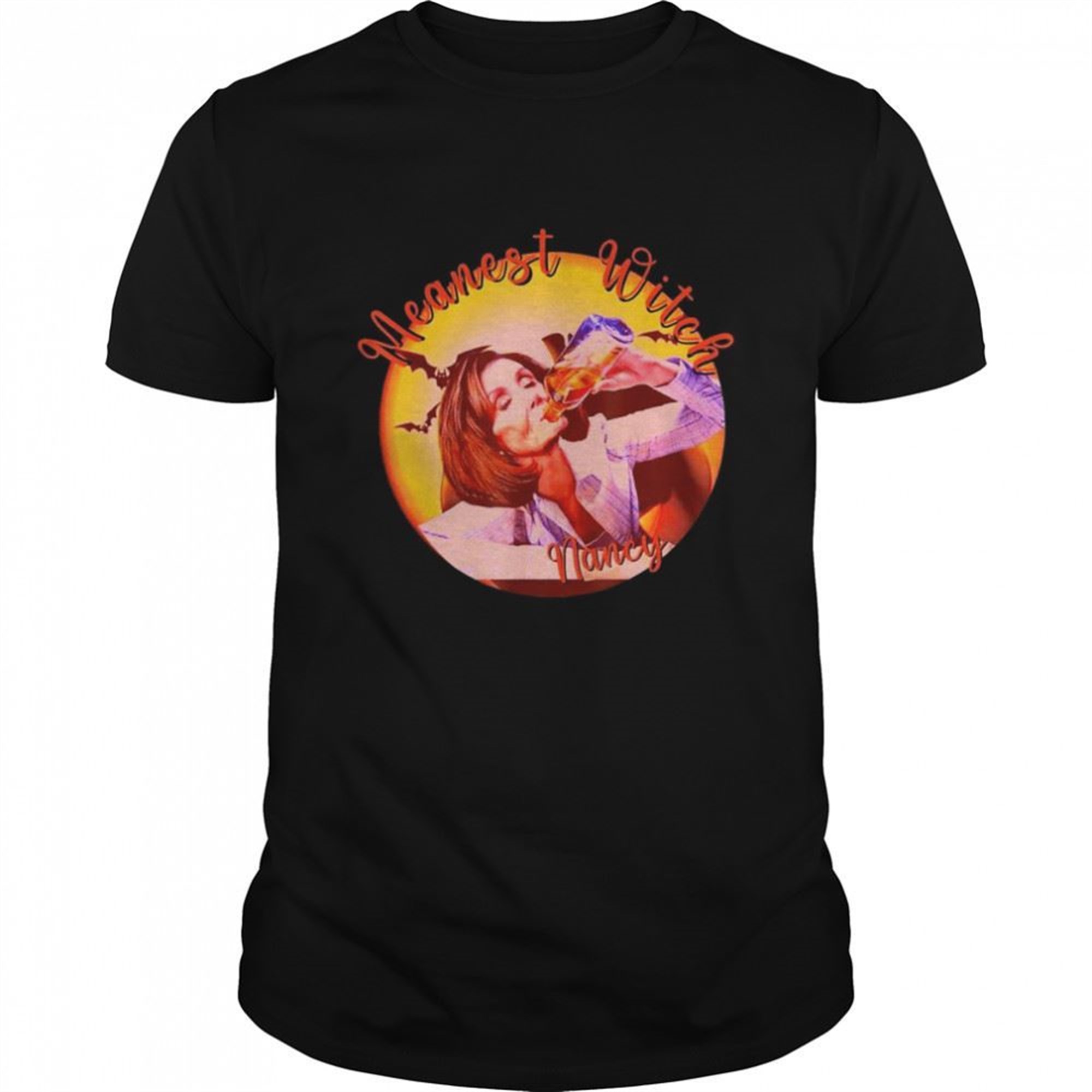 Drink Up Witches Pelosi Halloween Costume Scary Nancy Pelosi T-shirt
