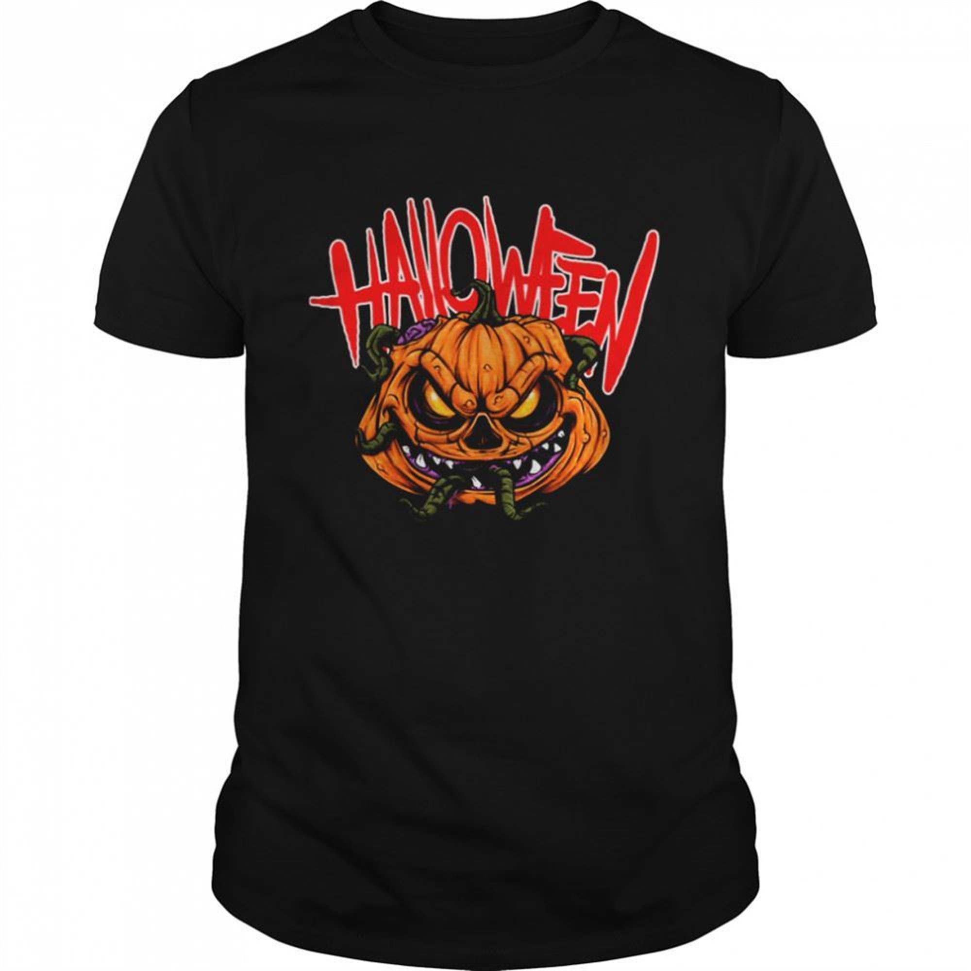 Eating Human Halloween Scary Pumpkin Shirt