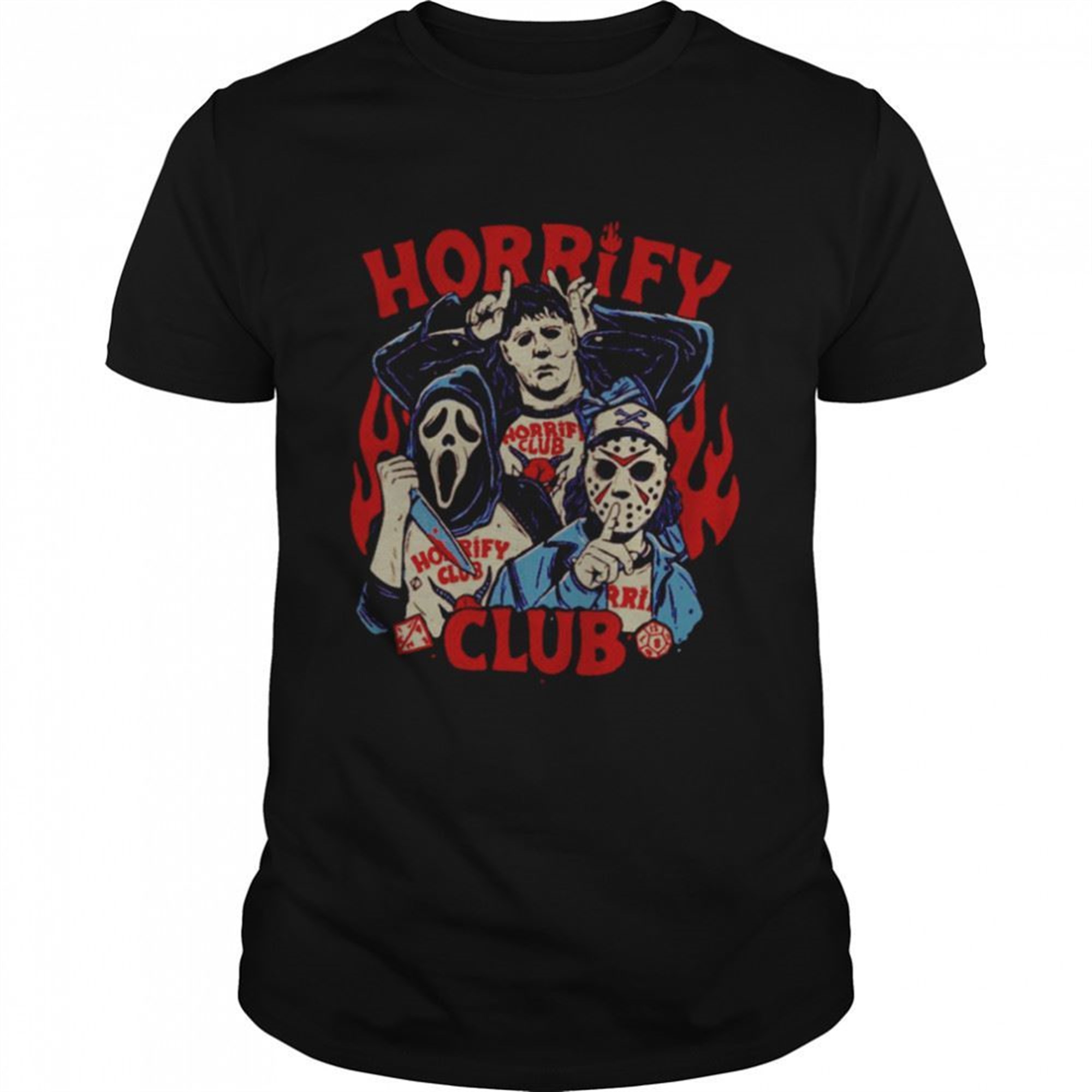Eddie Munson Eddie Munson Horrify Club Hell Devil Fire Horror Halloween Shirt