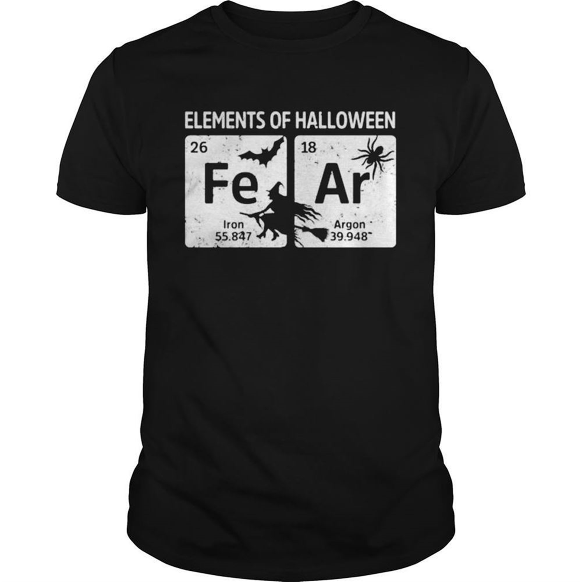 Elements Of Halloween Fear Iron Argon Shirt
