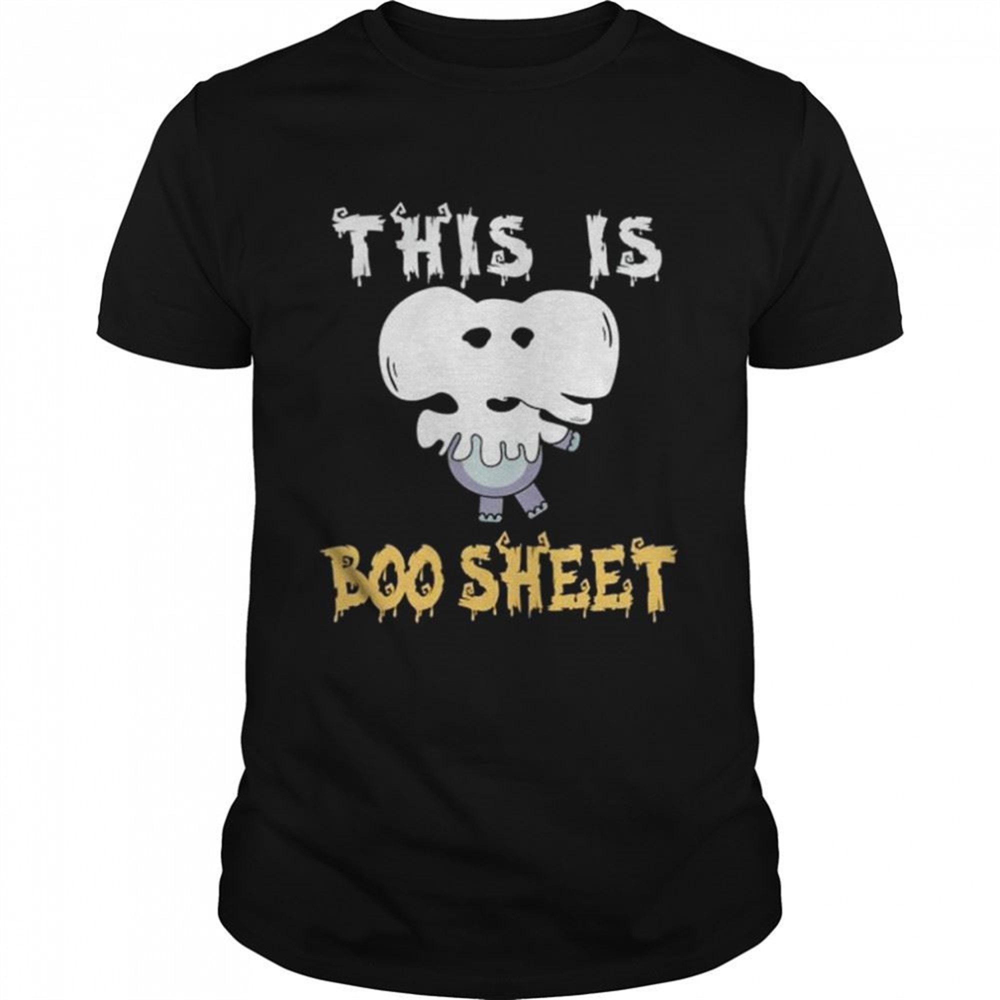 Elephant Halloween This Is Boo Sheet Shirt