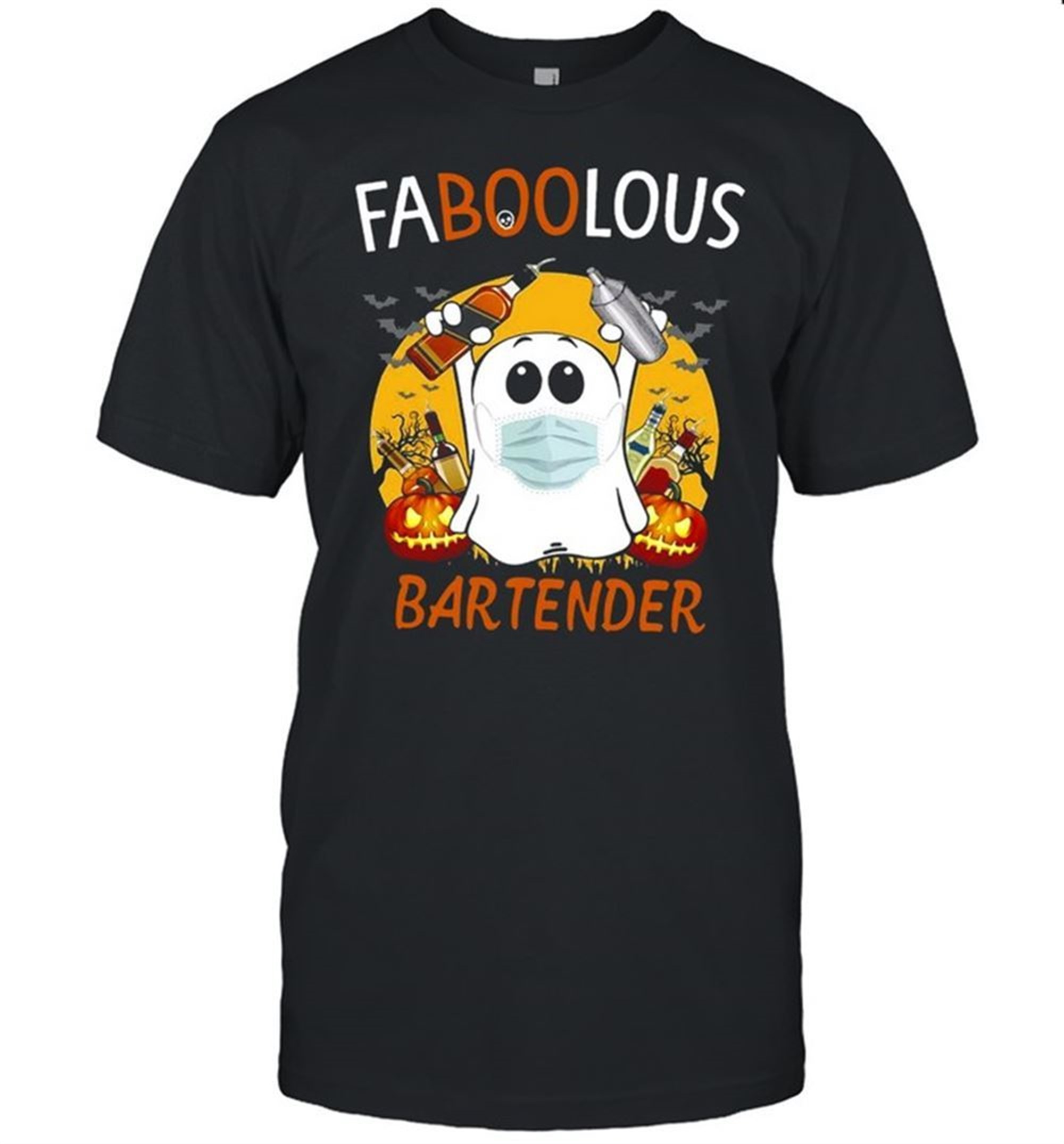 Faboolous Bartender Halloween Witch T-shirt