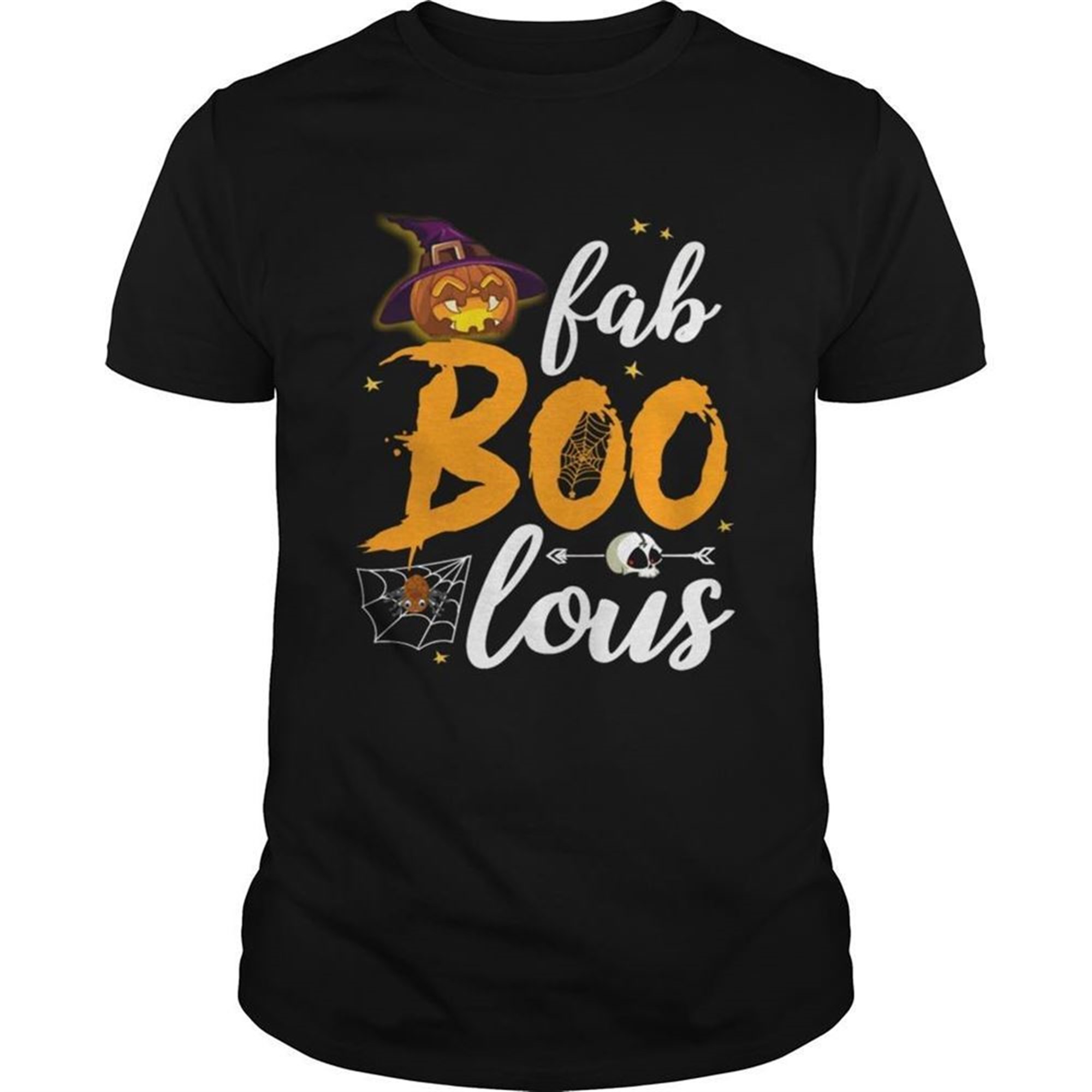 Faboolous Funny Boo Ghost Halloween Costume Womens Vintage Sport Tshirt