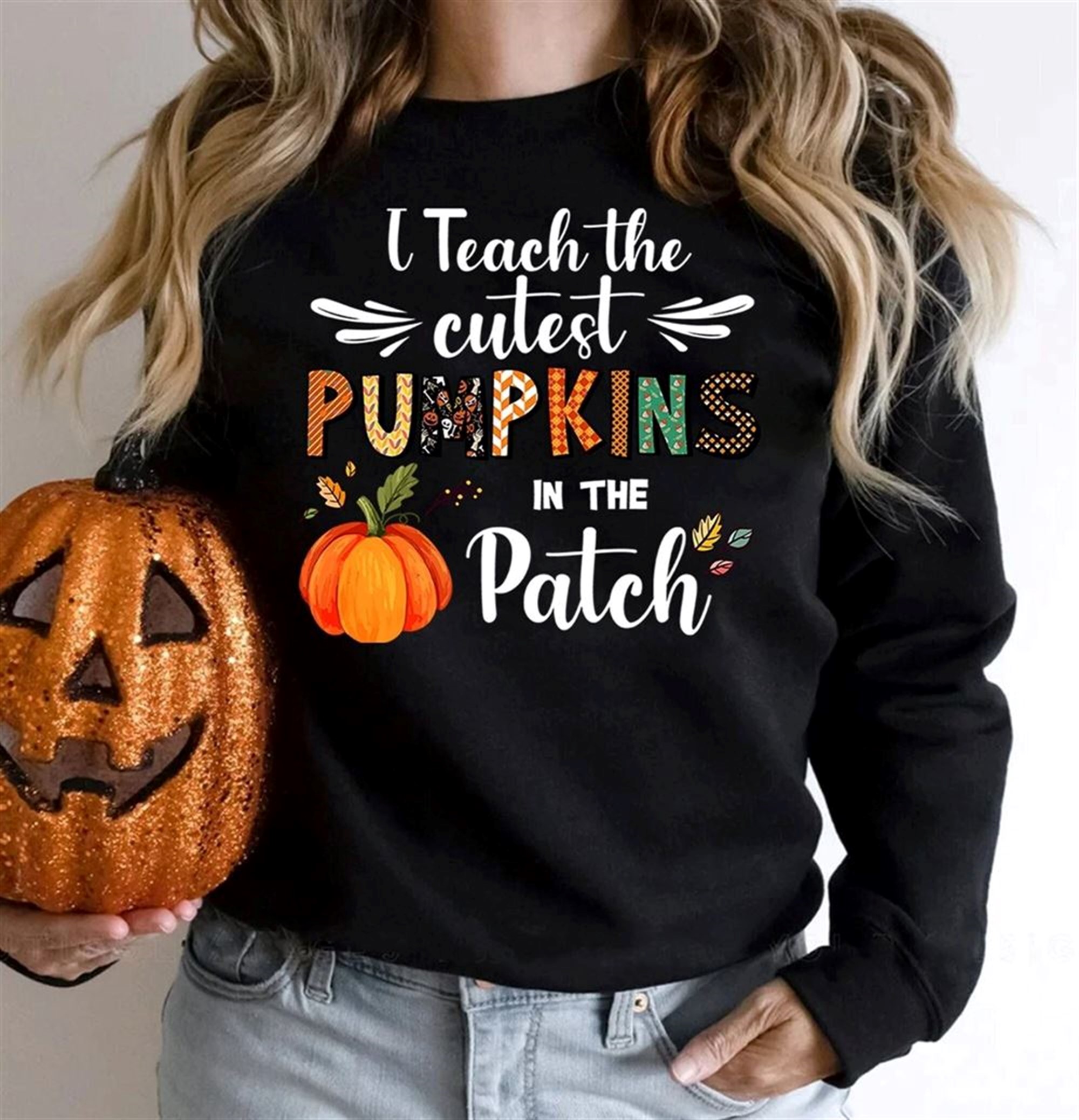 Fall Teacher Shirts Halloween Teacher Shirt Pumpkin Teacher Shirt Cute Teacher Shirts I Teach The Cutest Pumpkins In The Patch Shirt Tee