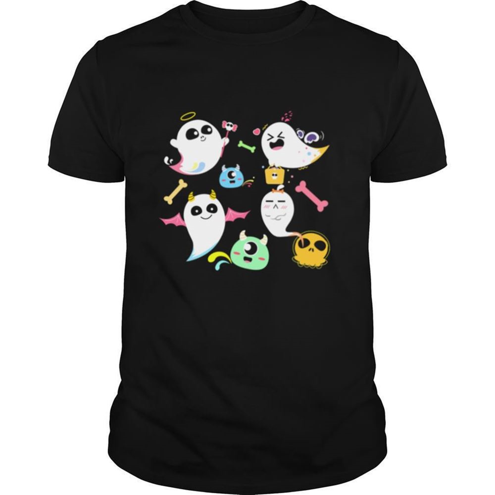 Fashion Sugar Skull Flower Crown Halloween Shirt