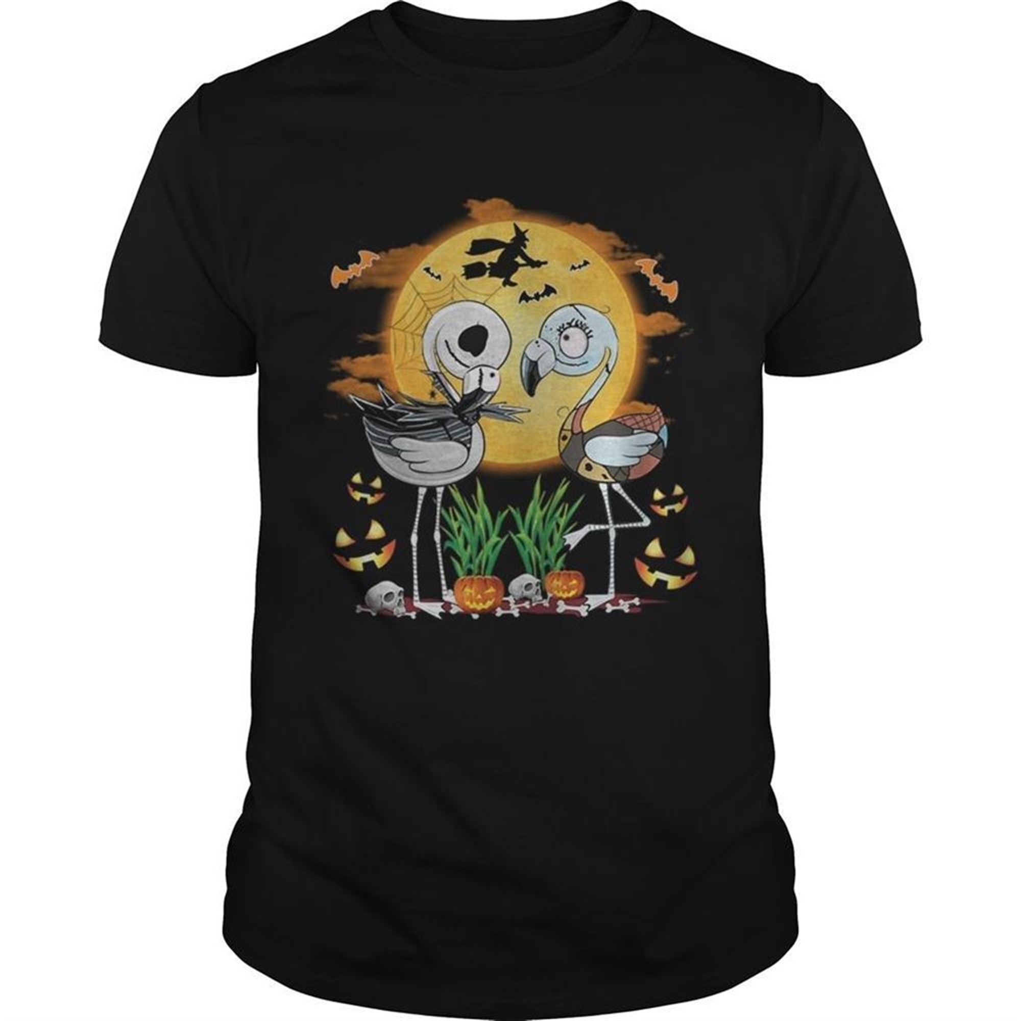 Flamingo Zombie Halloween Tshirt