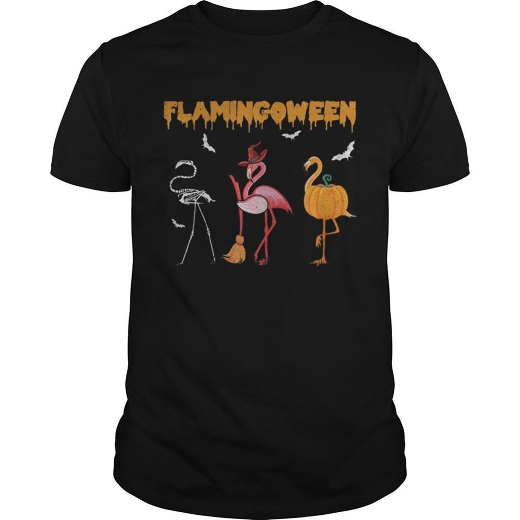 Flamingoween Flamingohalloween Flamingo Tshirt