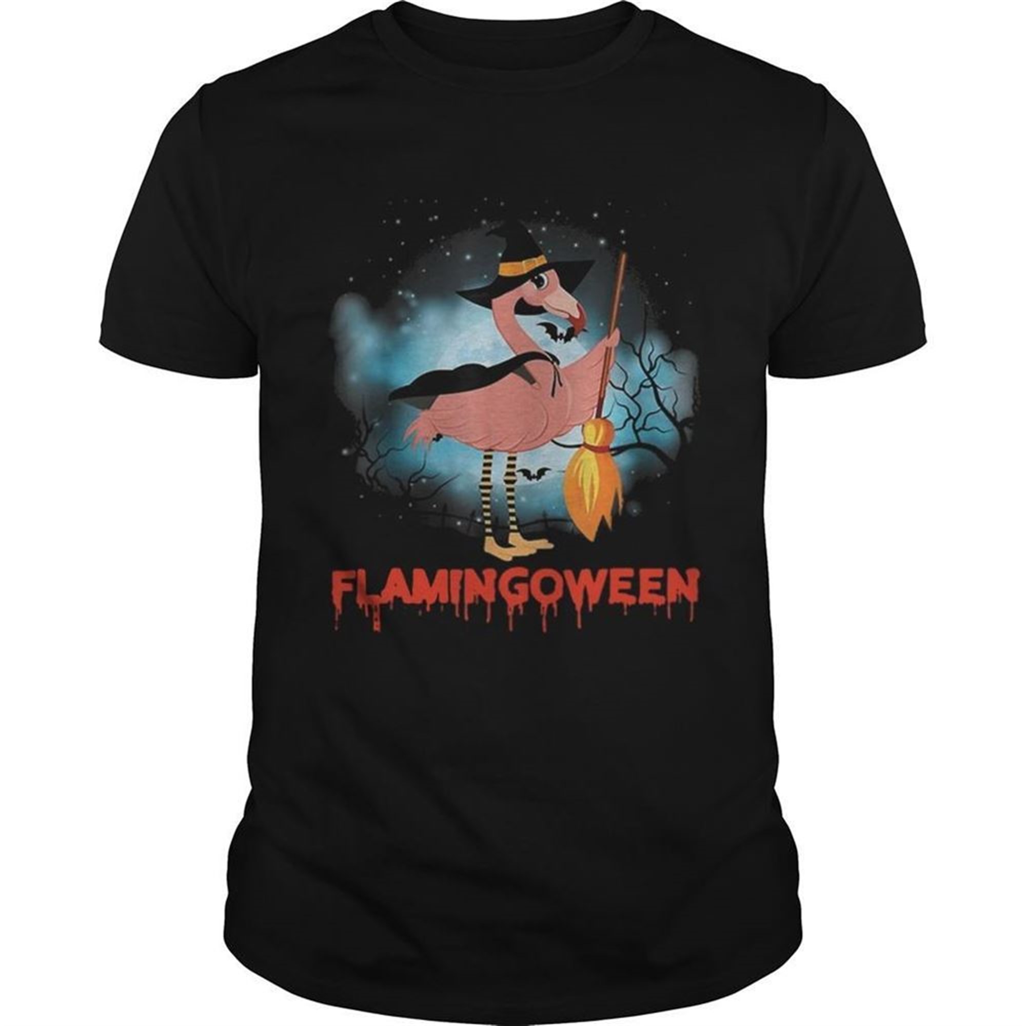 Flamingoweenflamingo Halloween Tshirt
