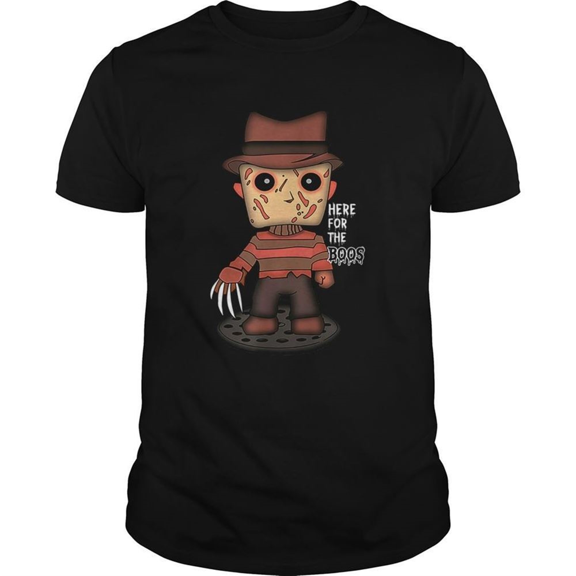 Freddy Krueger Here For The Boos Halloween Shirt