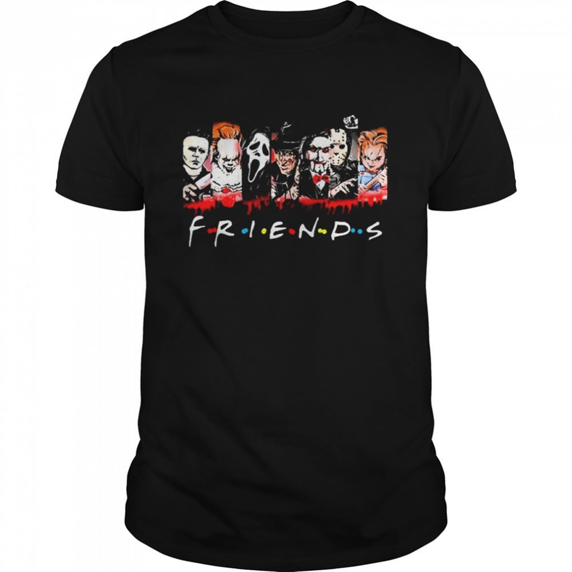 Friends Halloween Horror Movie Killers Shirt