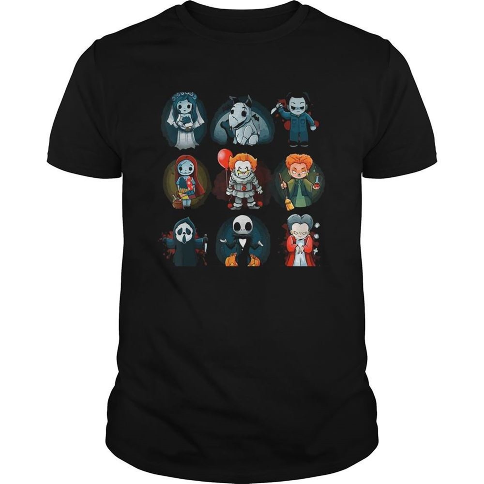 Friends Halloween Horror Team Scary Movies Costume Shirt