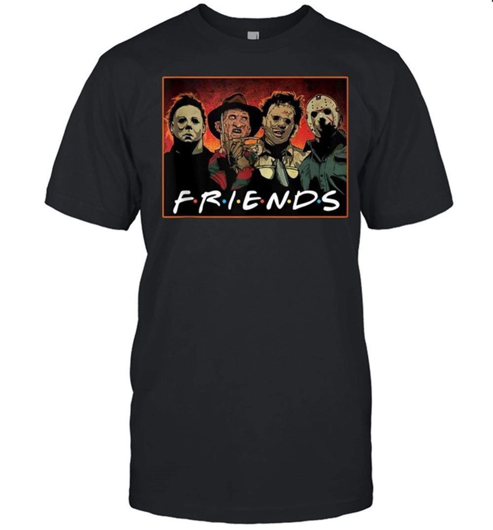 Friends_horrorhalloween_michaelmyers_scarymoviesfunny Shirt