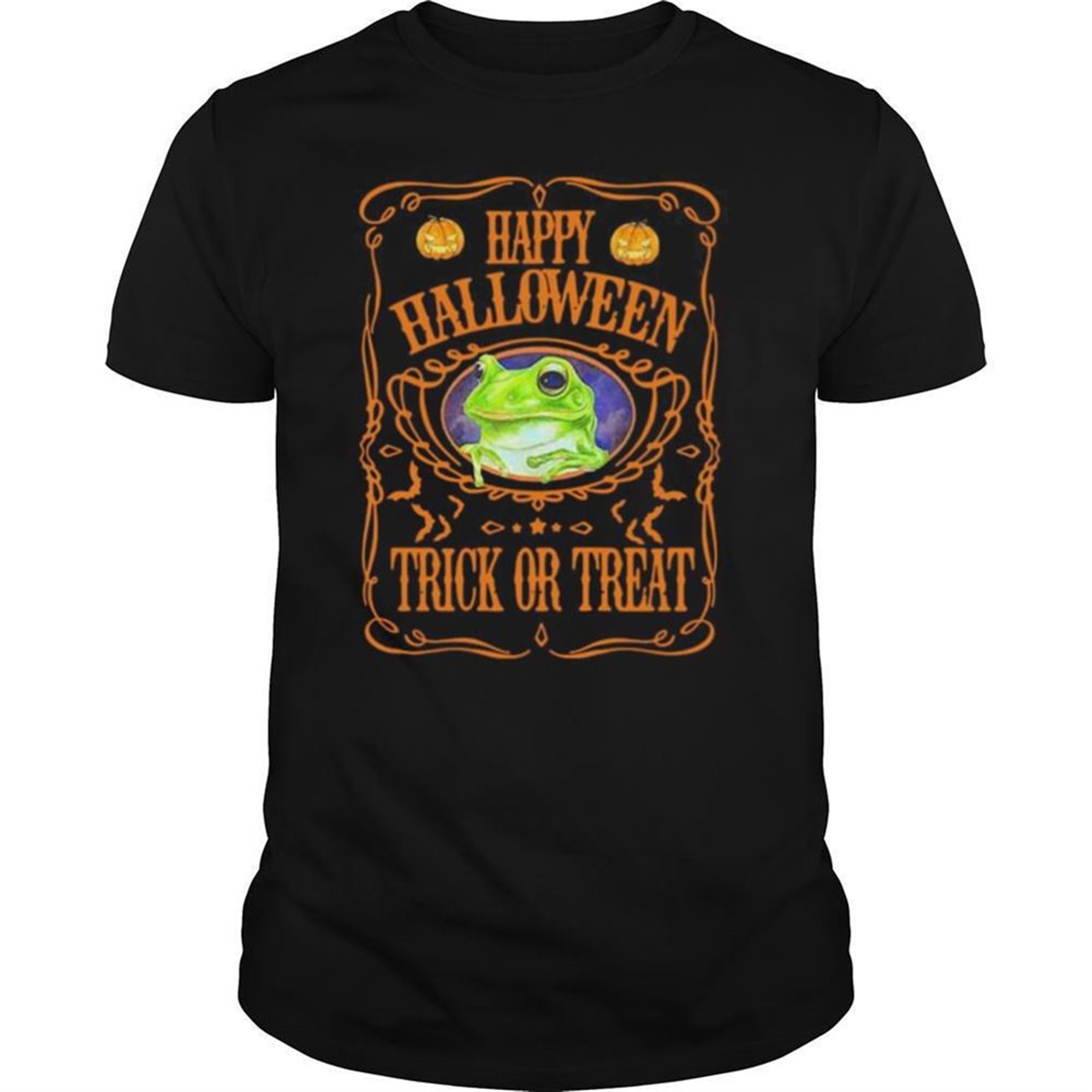 Frog Happy Halloween Trick Or Treat Shirt