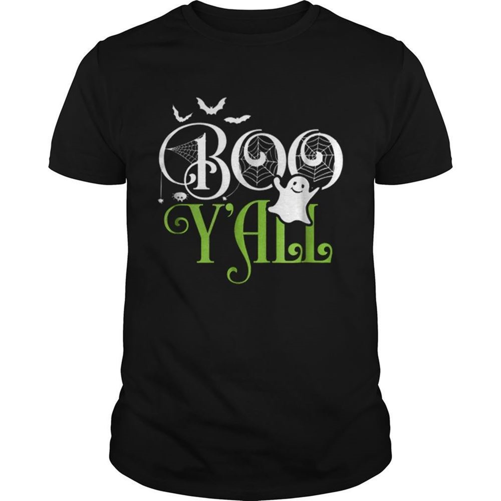 Funny Boo Yallfunny Halloween Costume Scary Ghost Tee Shirt