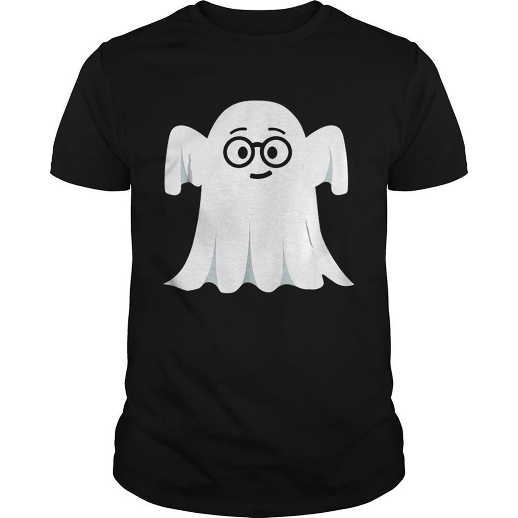Ghost Emoji Nerd Geek Halloween Shirt