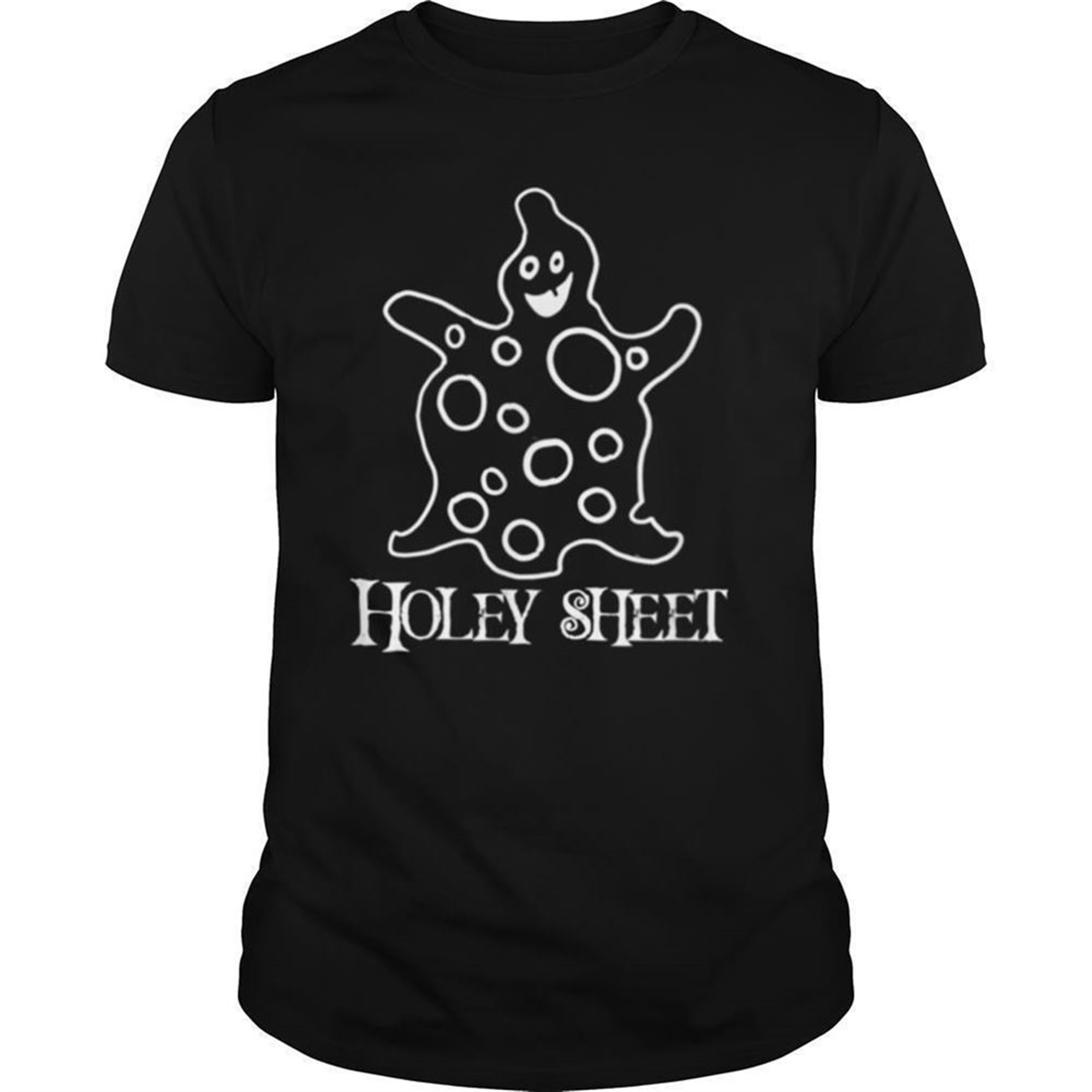 Ghost Halloween Ghost Full Of Holes Design Shirt