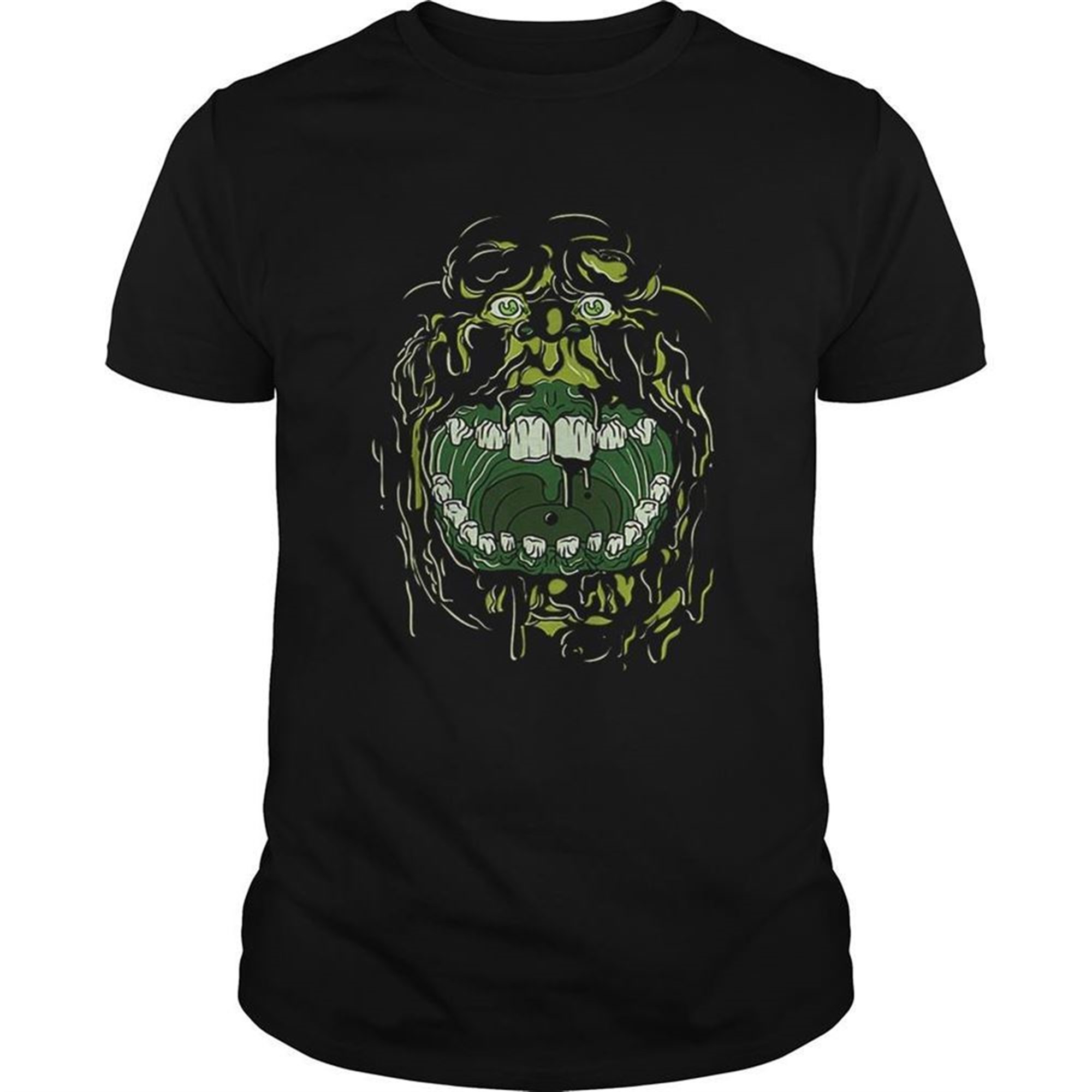 Ghostbusters Slimer Face Halloween Costume Graphic Shirt