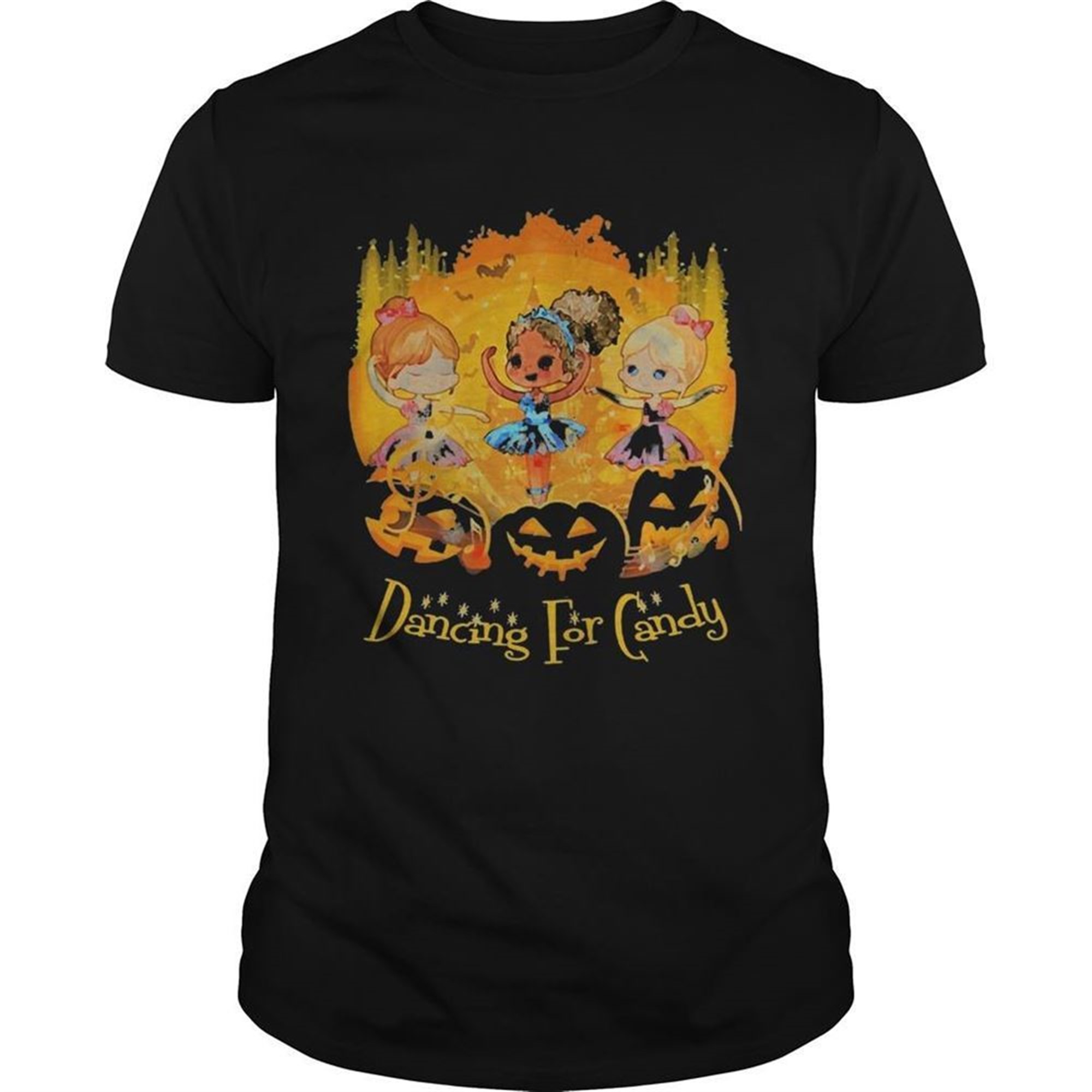 Girls Dancing For Candy Halloween Shirt
