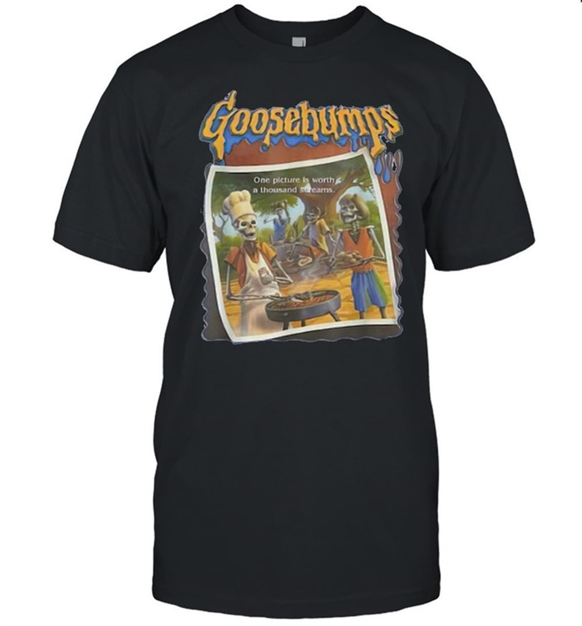 Goosebumps Logo And Characters Beware Of Monsters Halloween Shirt