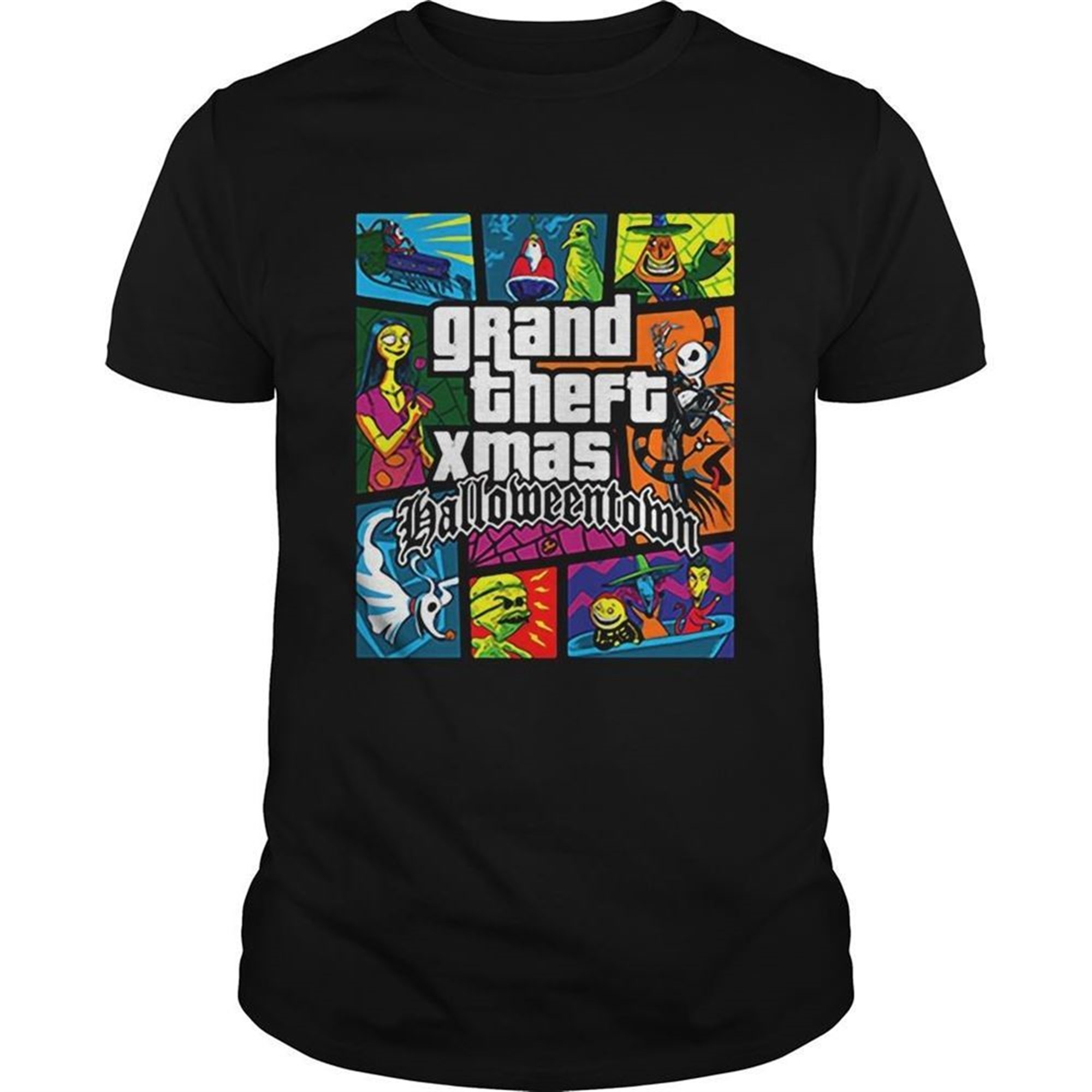 Grand Theft Xmas Halloween Town Shirt