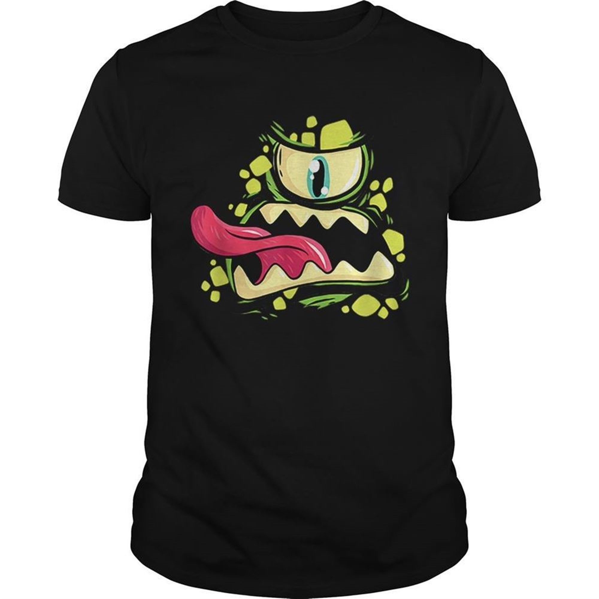 Green Monster Cyclops Gift For Halloween Party Shirt