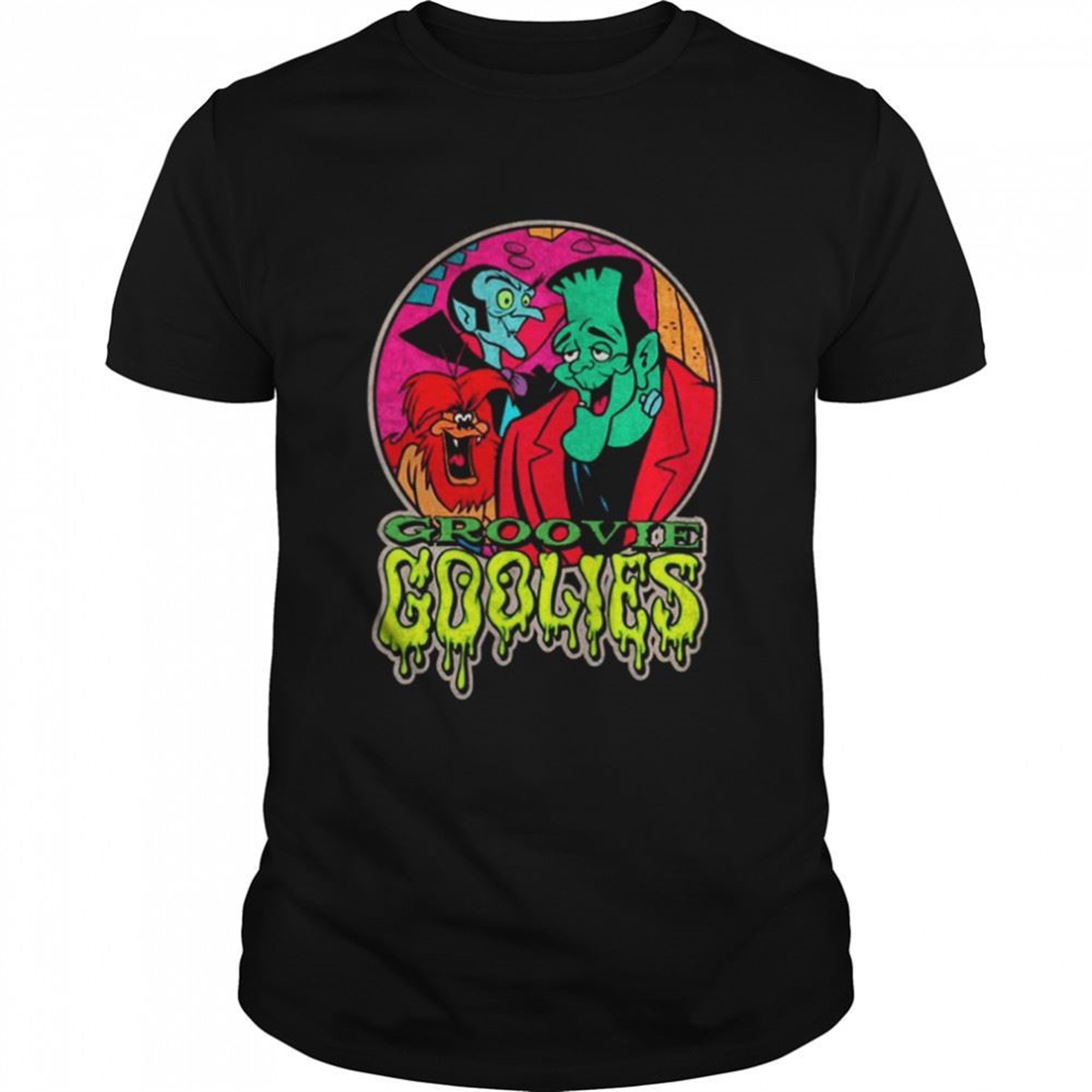 Groovie Ghoulies 1970 71 Saturday Morning Cartoon Characters Halloween Shirt