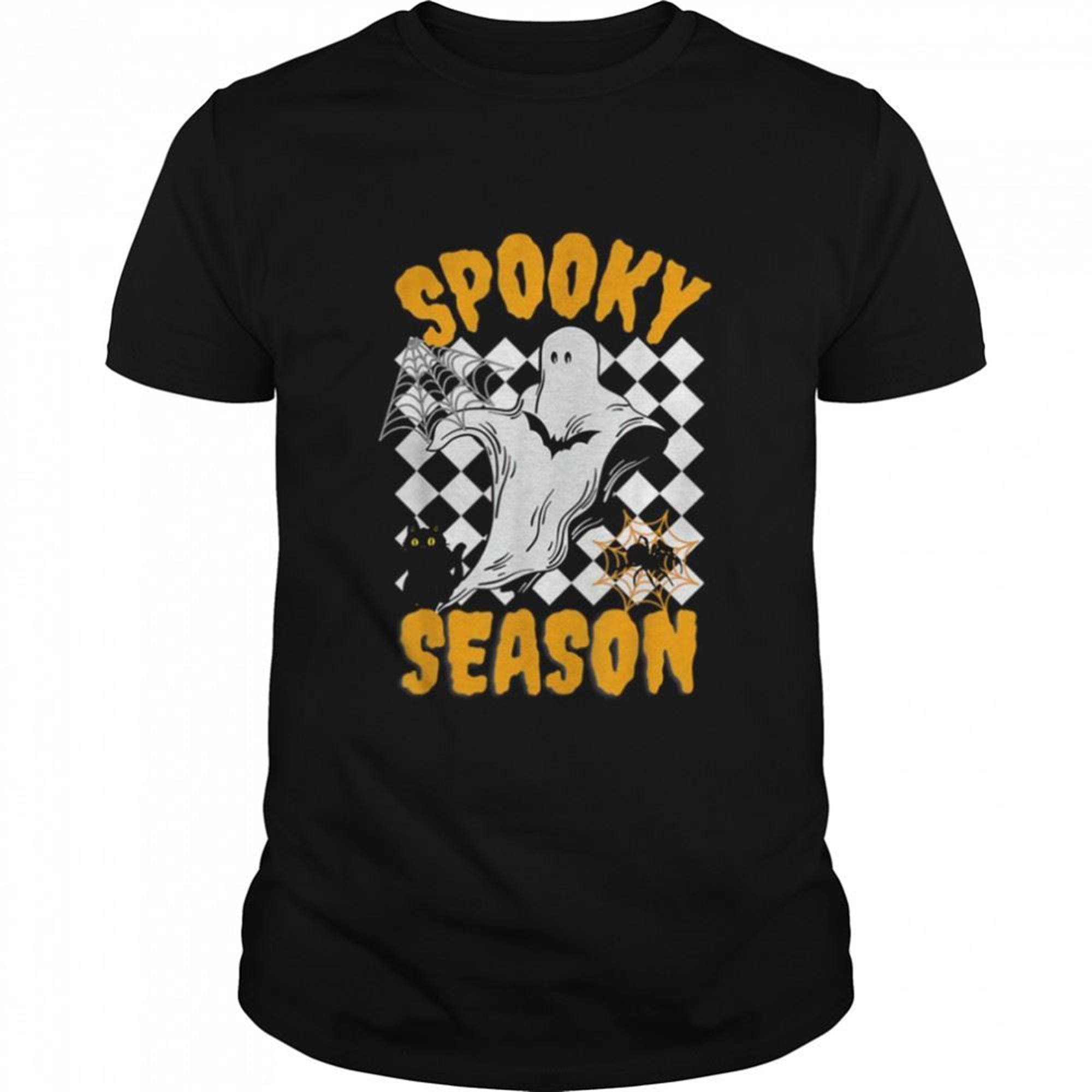 Groovy Ghost Spooky Season Happy Halloween Shirt