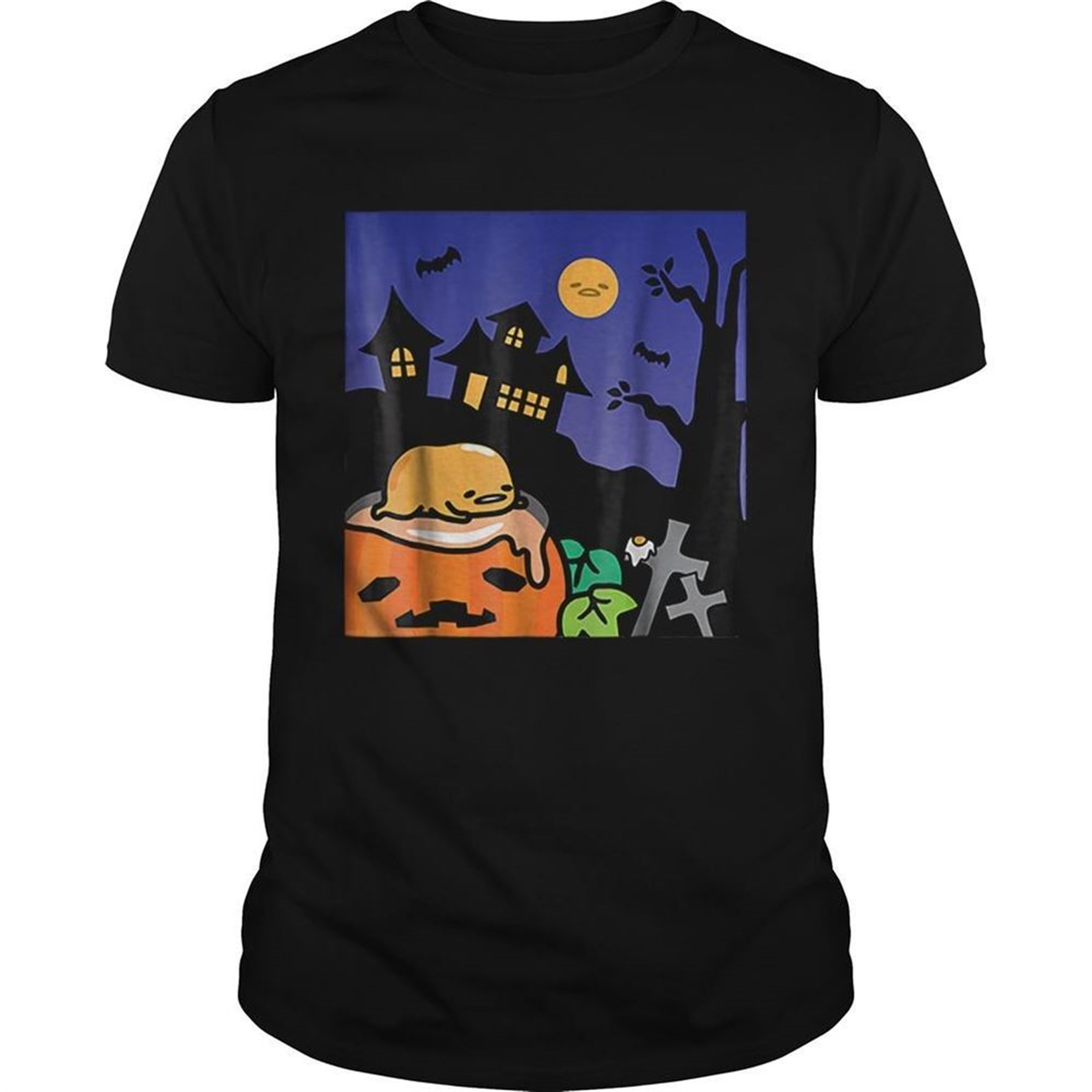 Gudetama Haunted House Halloween Shirt