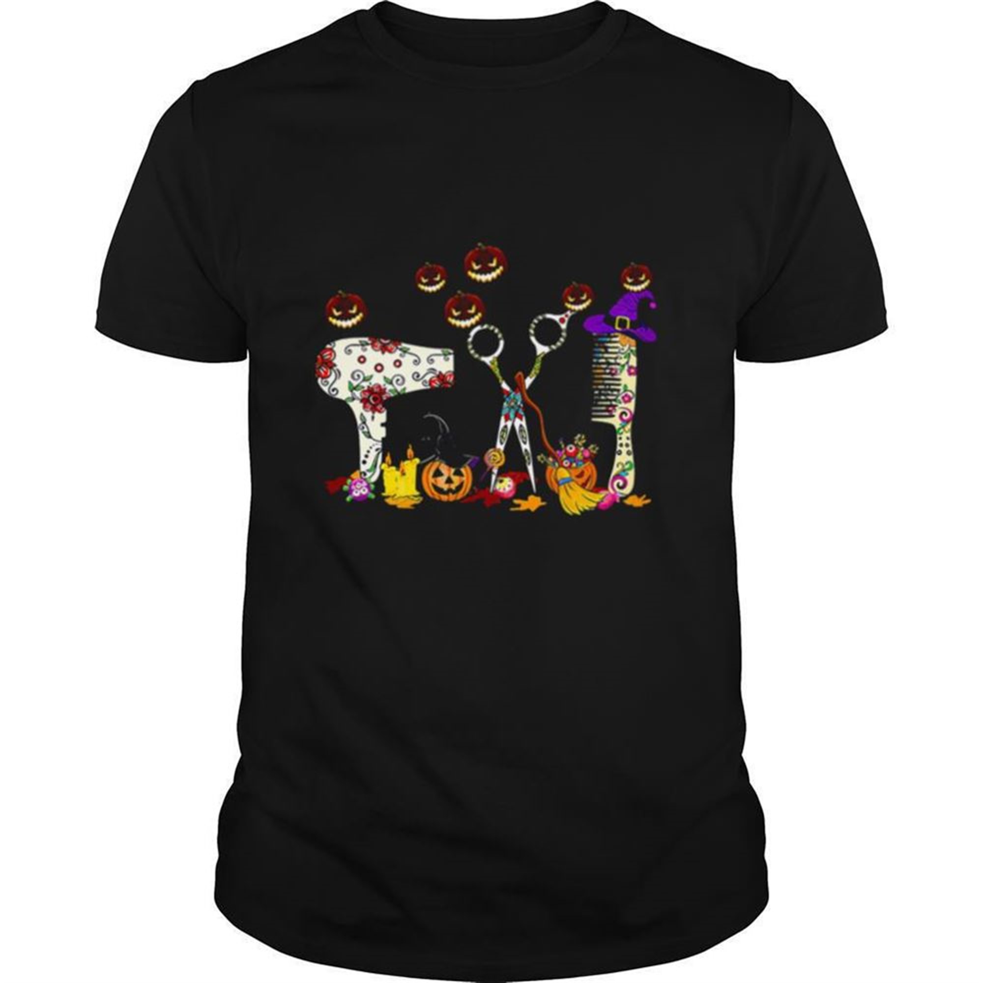 Hairstylists Pumpkin Halloween Shirt