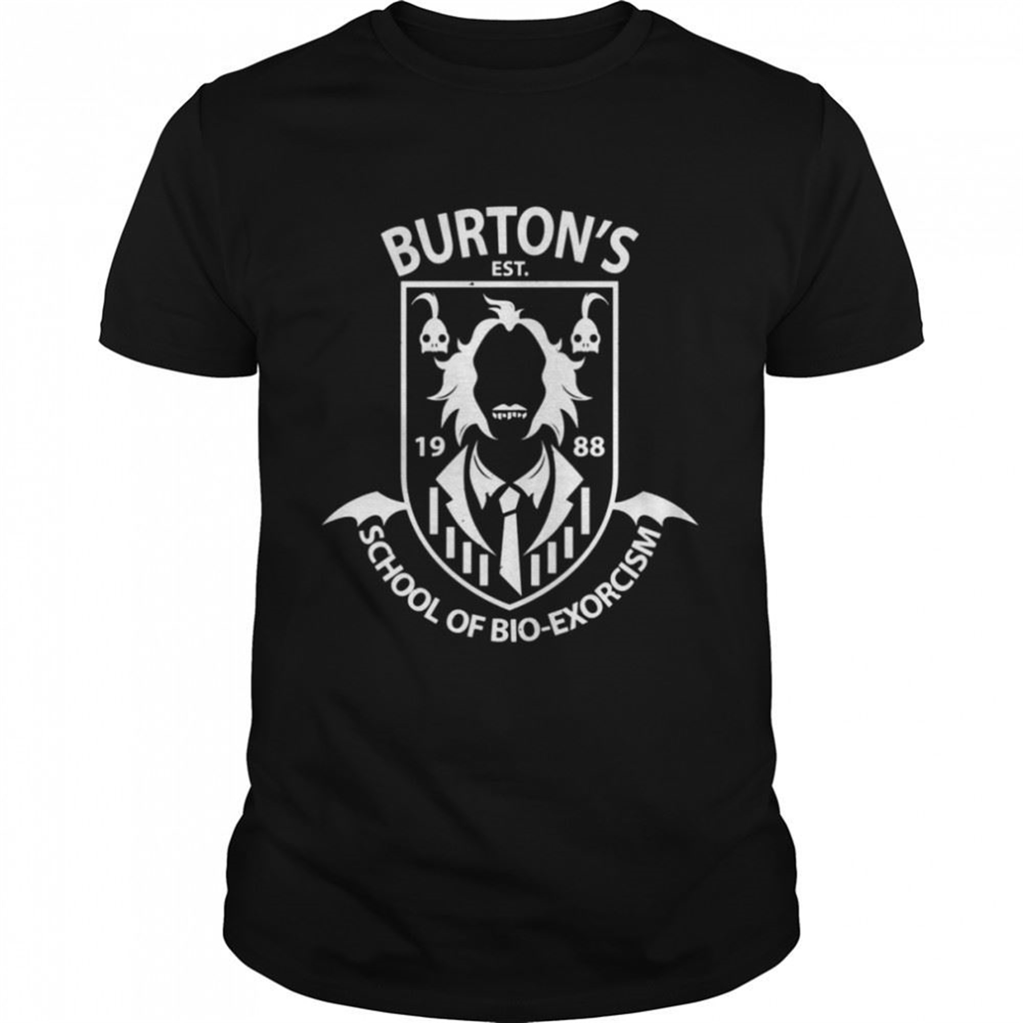 Halloween Beetlejuice Burtons School Of Bio Exorcism Shirt