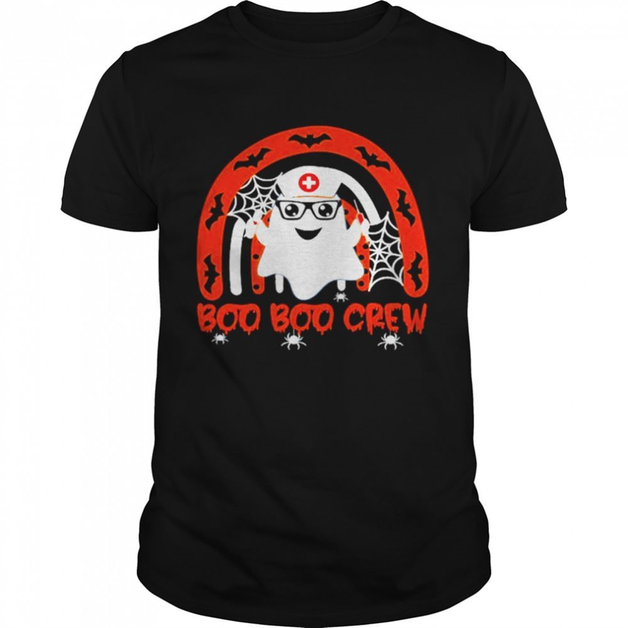Halloween Boo Boo Crew Ghost Nurse Shirt