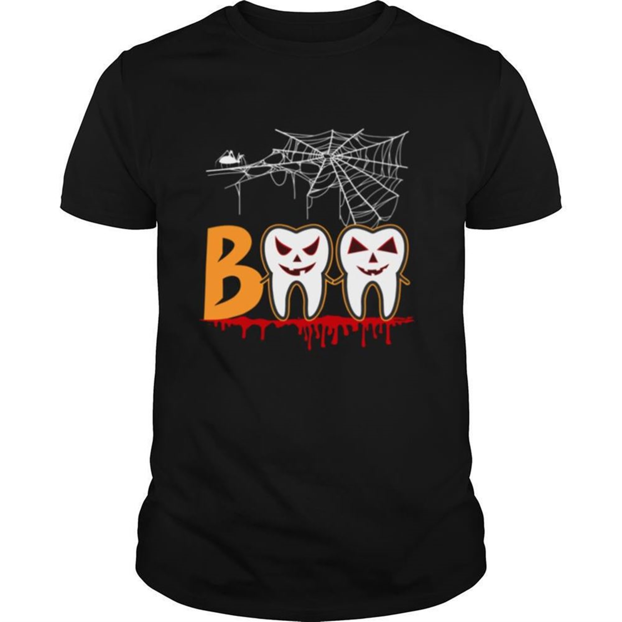 Halloween Boo Dentist Pumpkin Costume Dental Assistant Gift Shirt