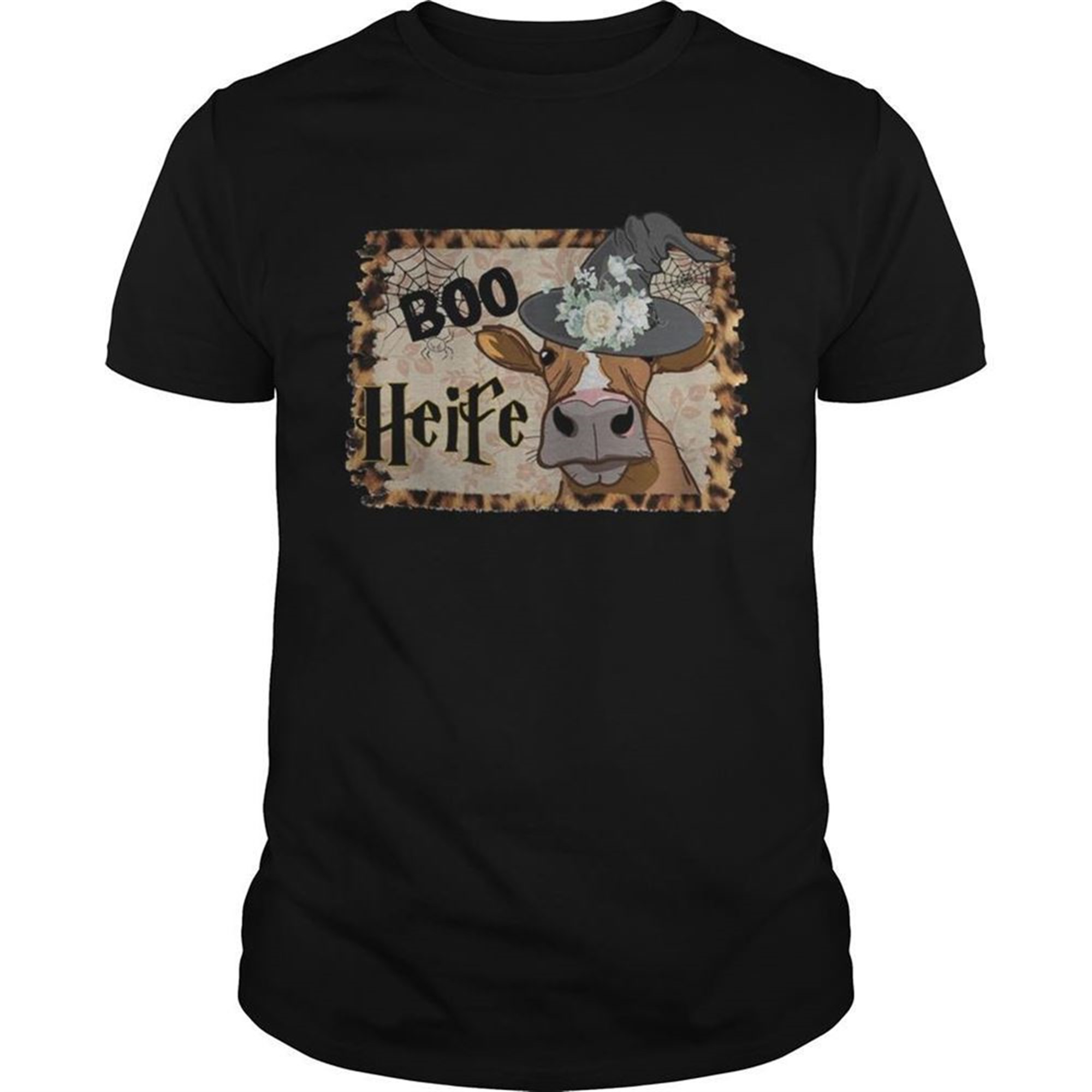 Halloween Boo Heifer Lover Gift Tshirt