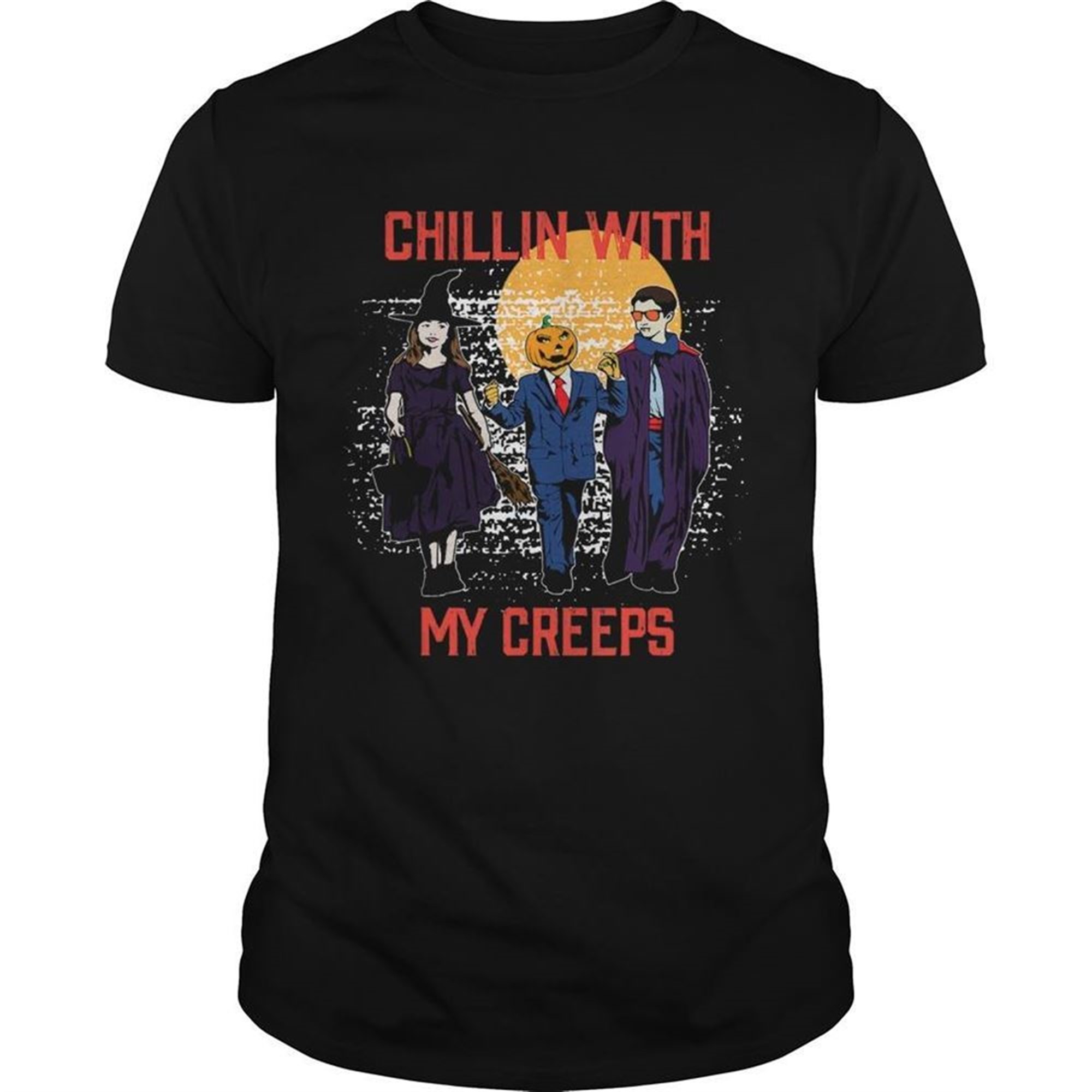 Halloween Chillin With My Creeps Shirt