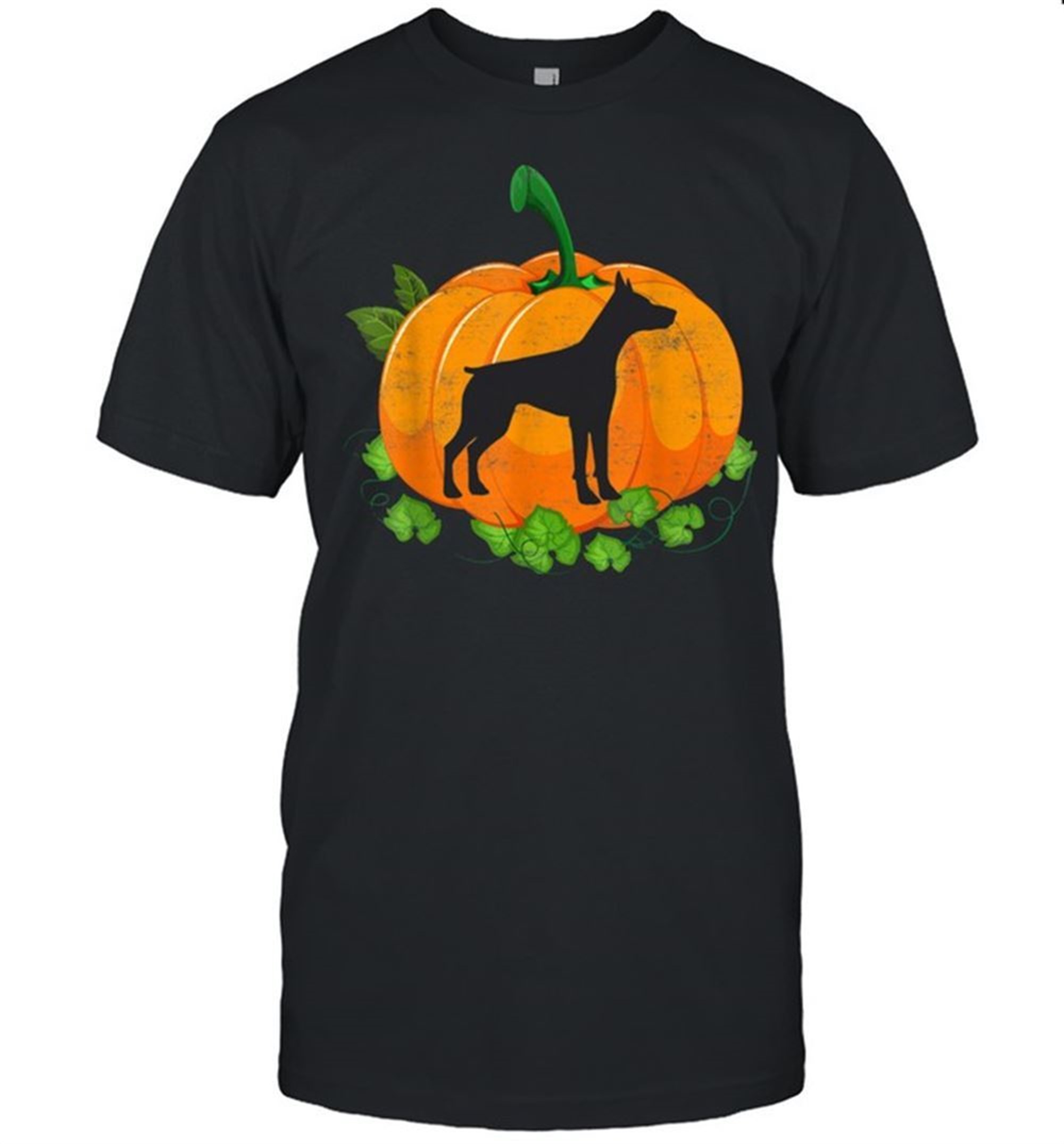 Halloween Costume Doberman Retro Dog Dad Dog Mom Shirt