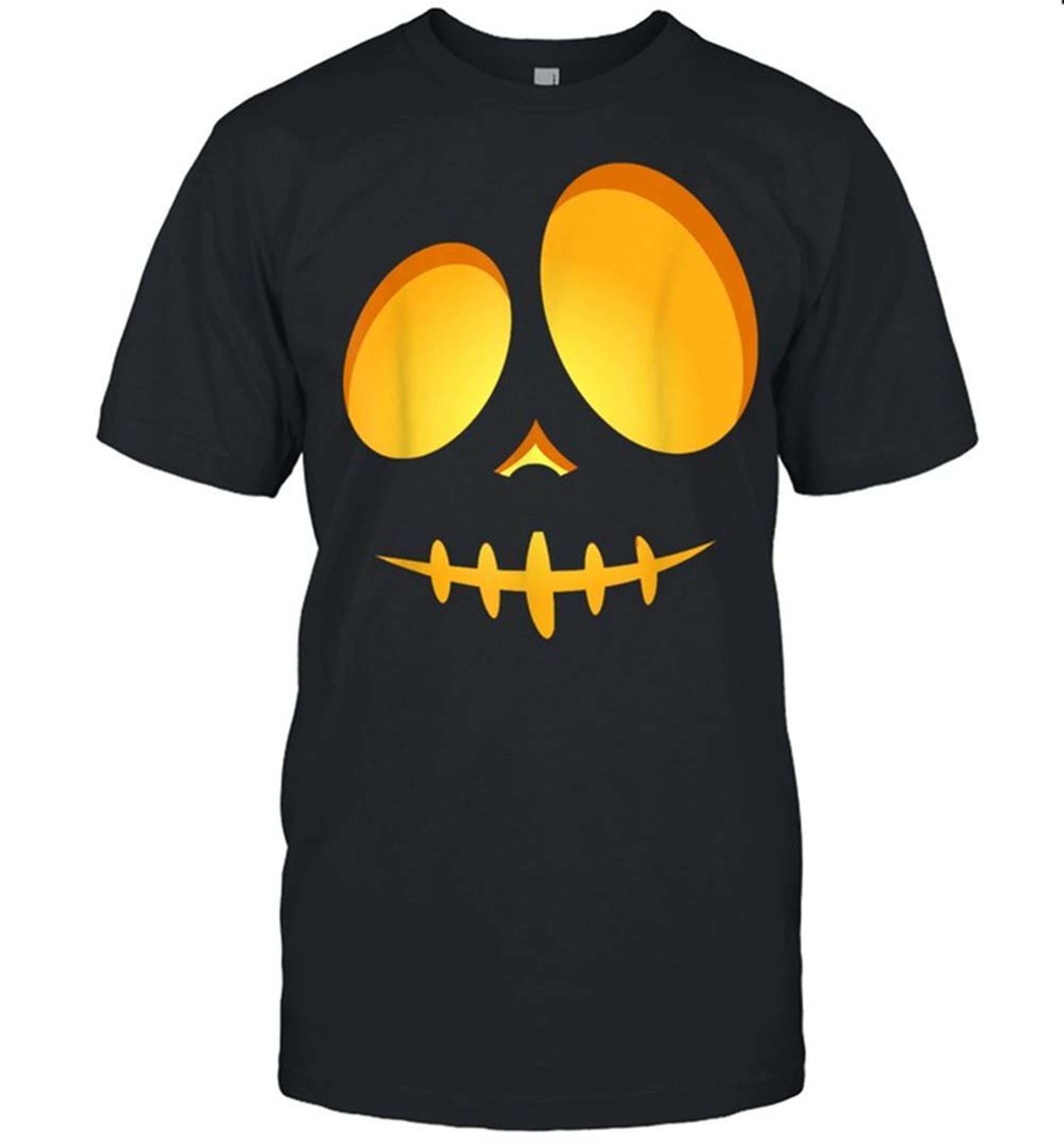 Halloween Costume Fun Jackolantern Scary Carved Pumpkin Face Shirt
