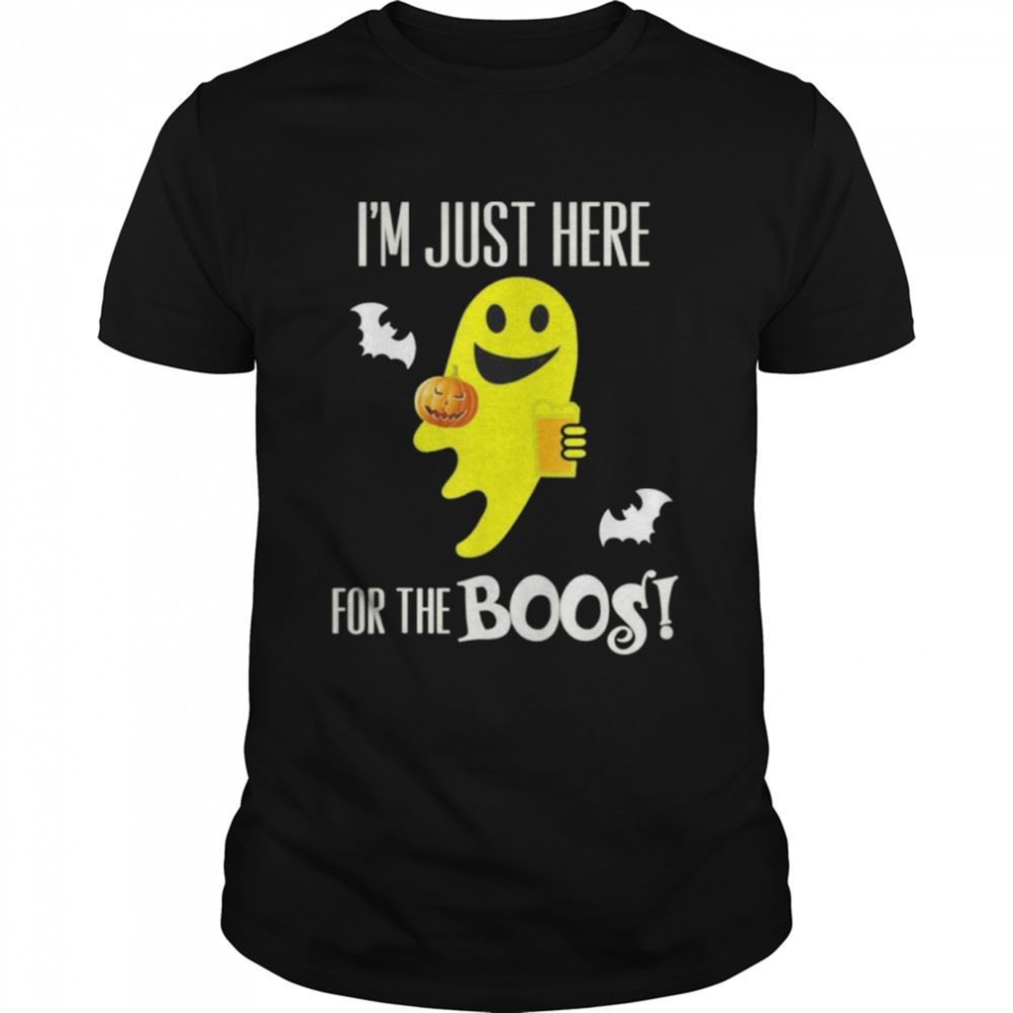Halloween Cute Tee Funny Ghost Costume Pumpkin T-shirt