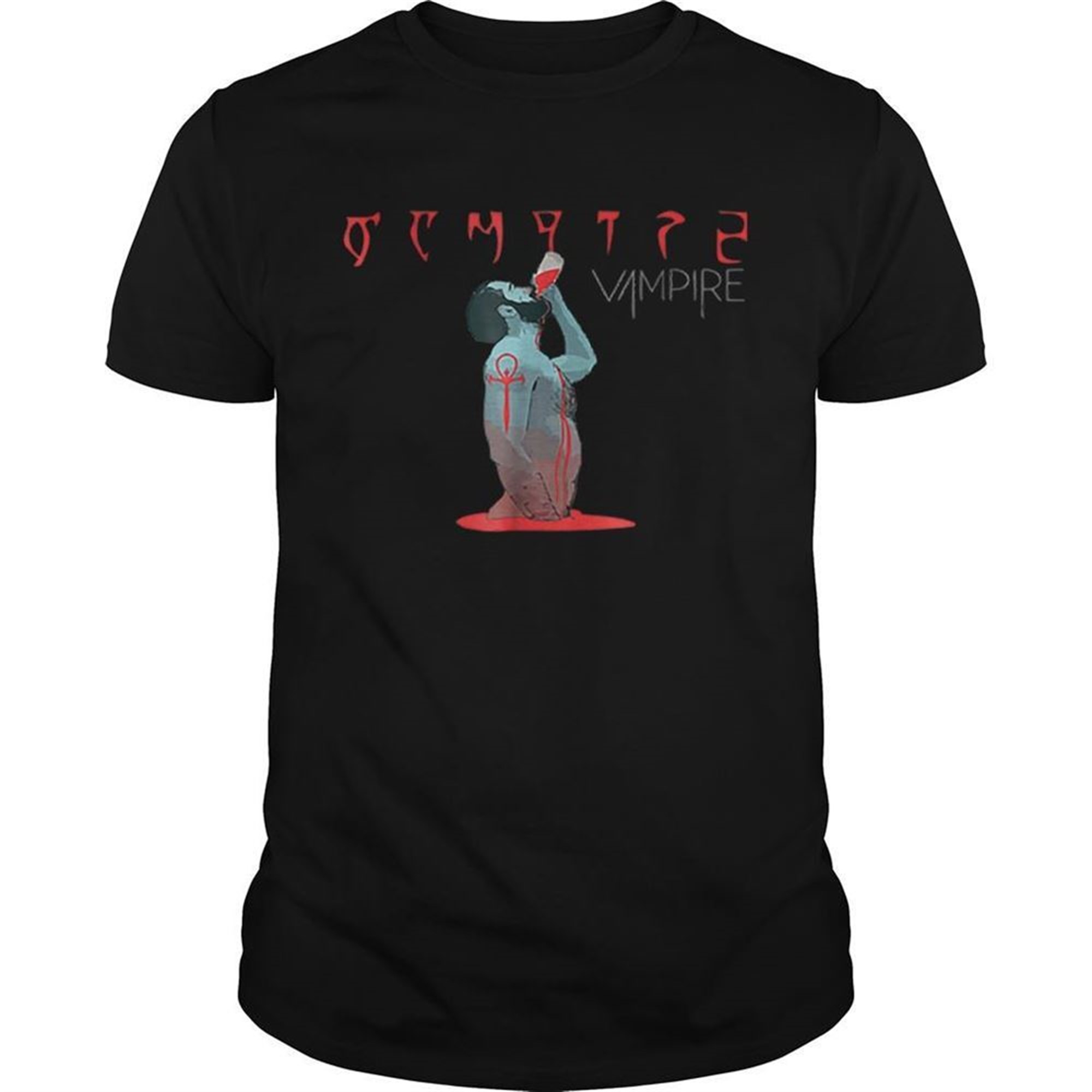 Halloween Dark Vampire Graphic Shirt