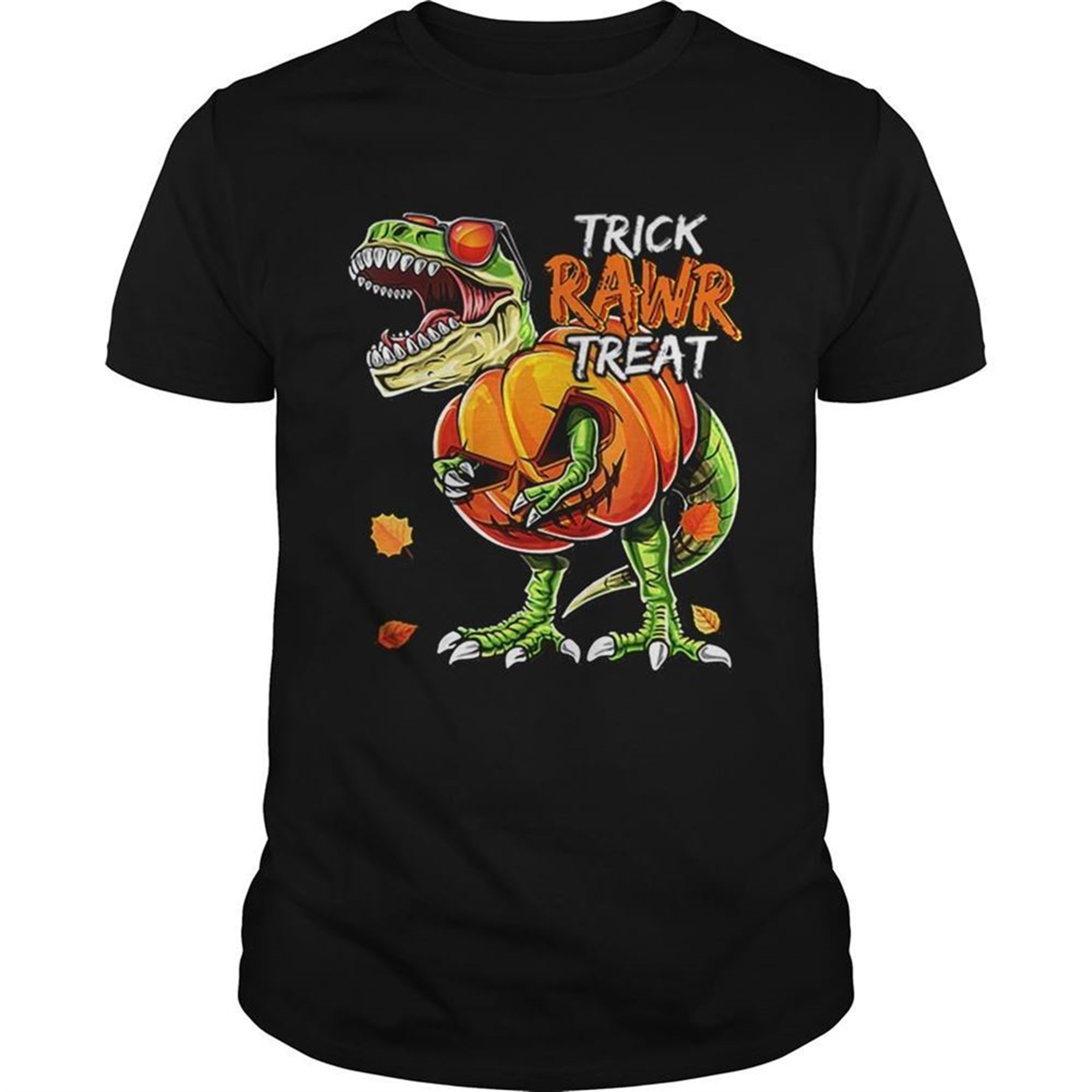 Halloween Dinosaur Pumpkin Jackolantern Shirt