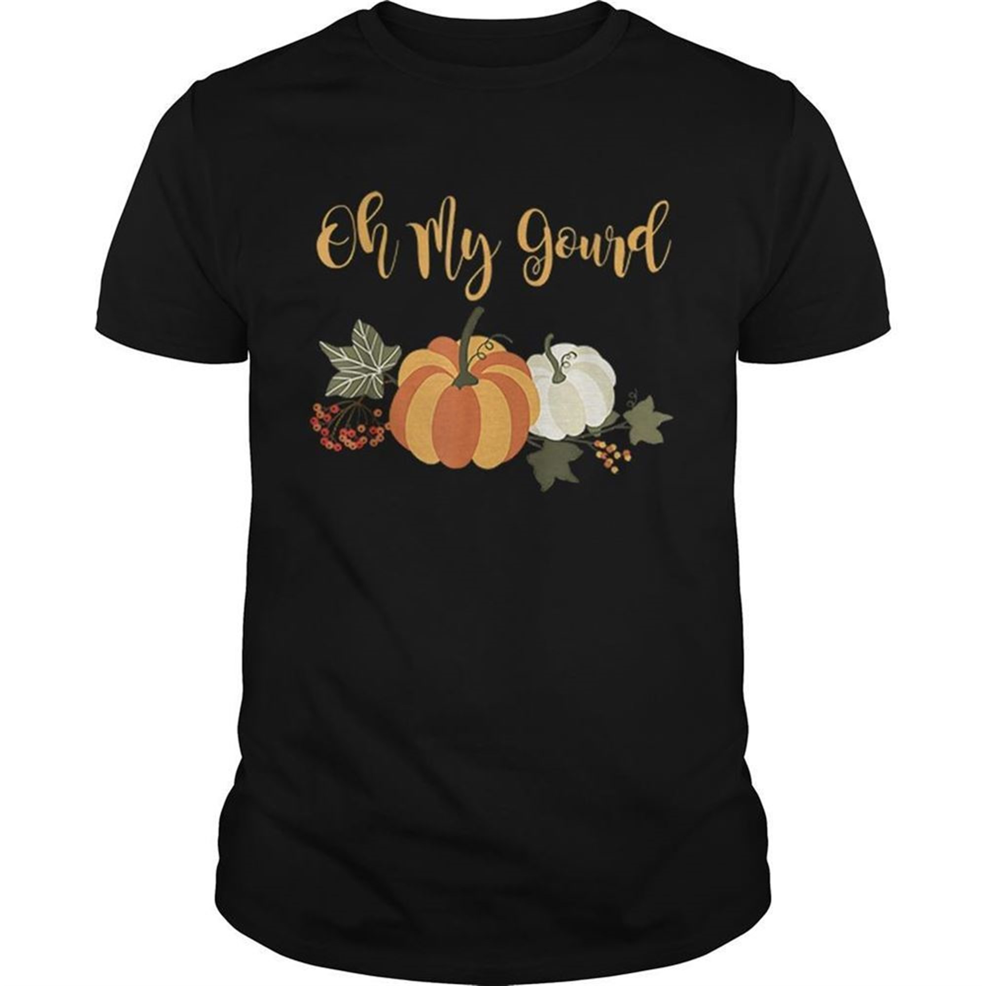 Halloween Fall Pumpkin Oh My Gourd Novelty Shirt