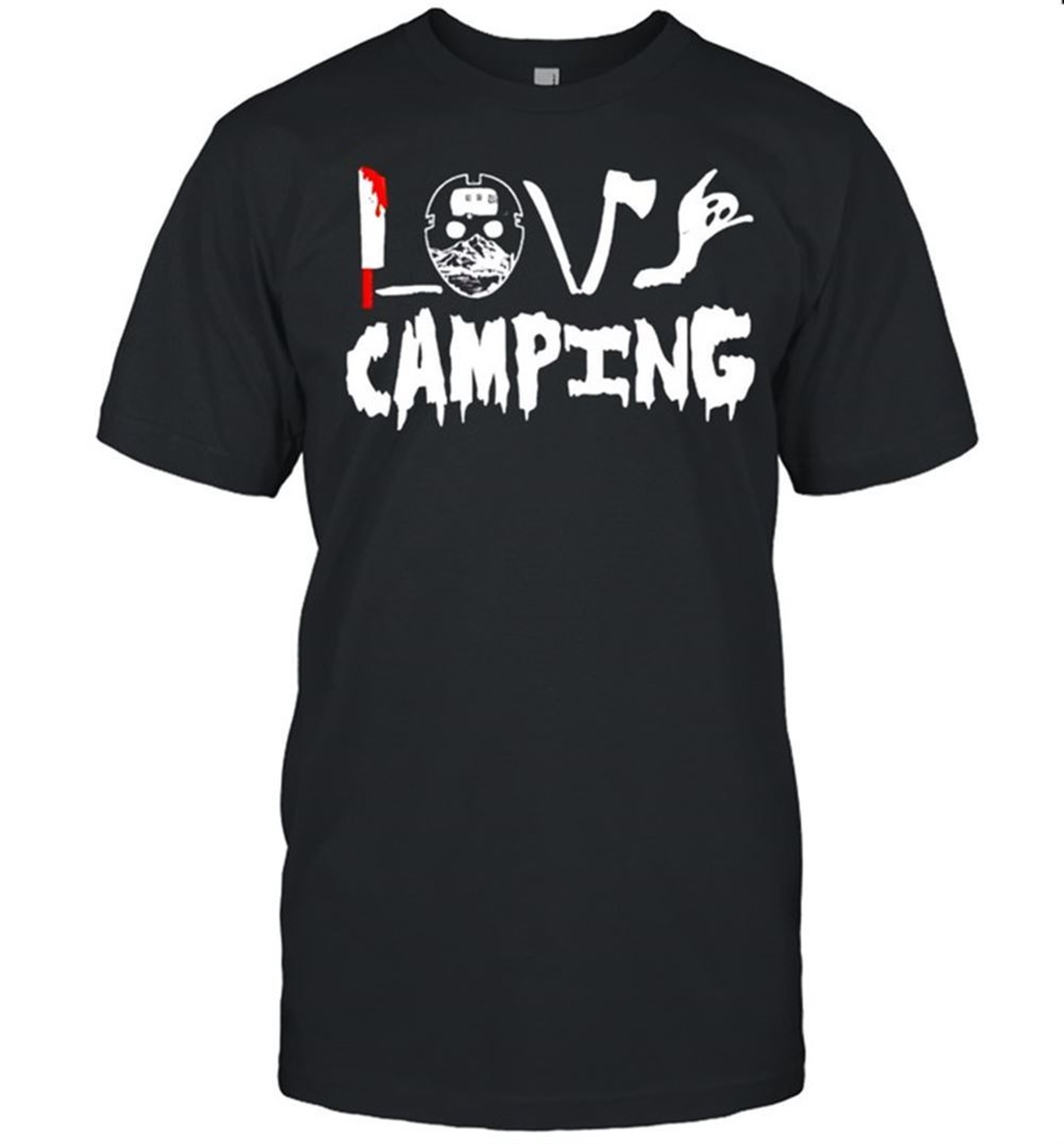 Halloween Ghost Love Camping Shirt