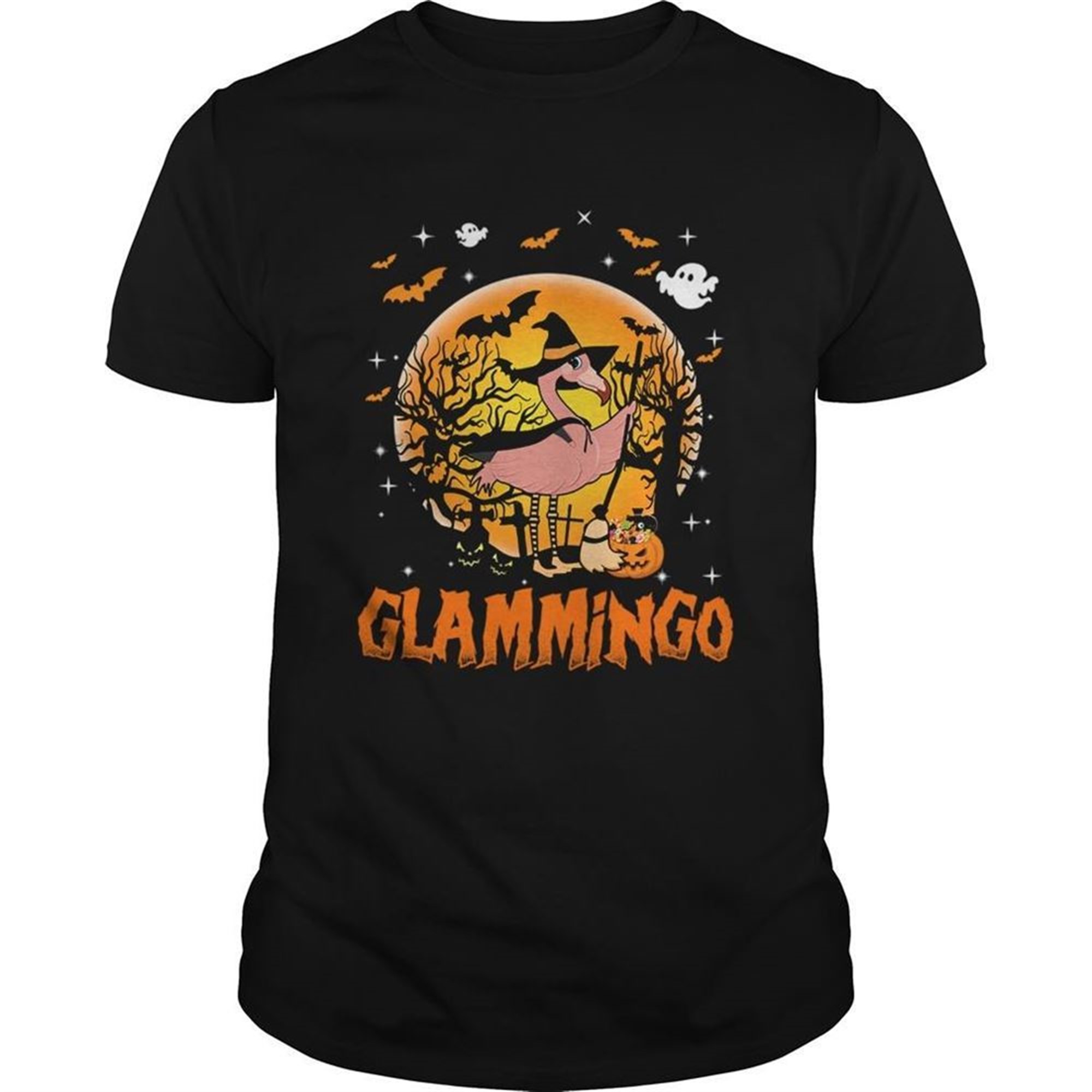 Halloween Glammingo Funny Flamingo Lover Gift Tshirt