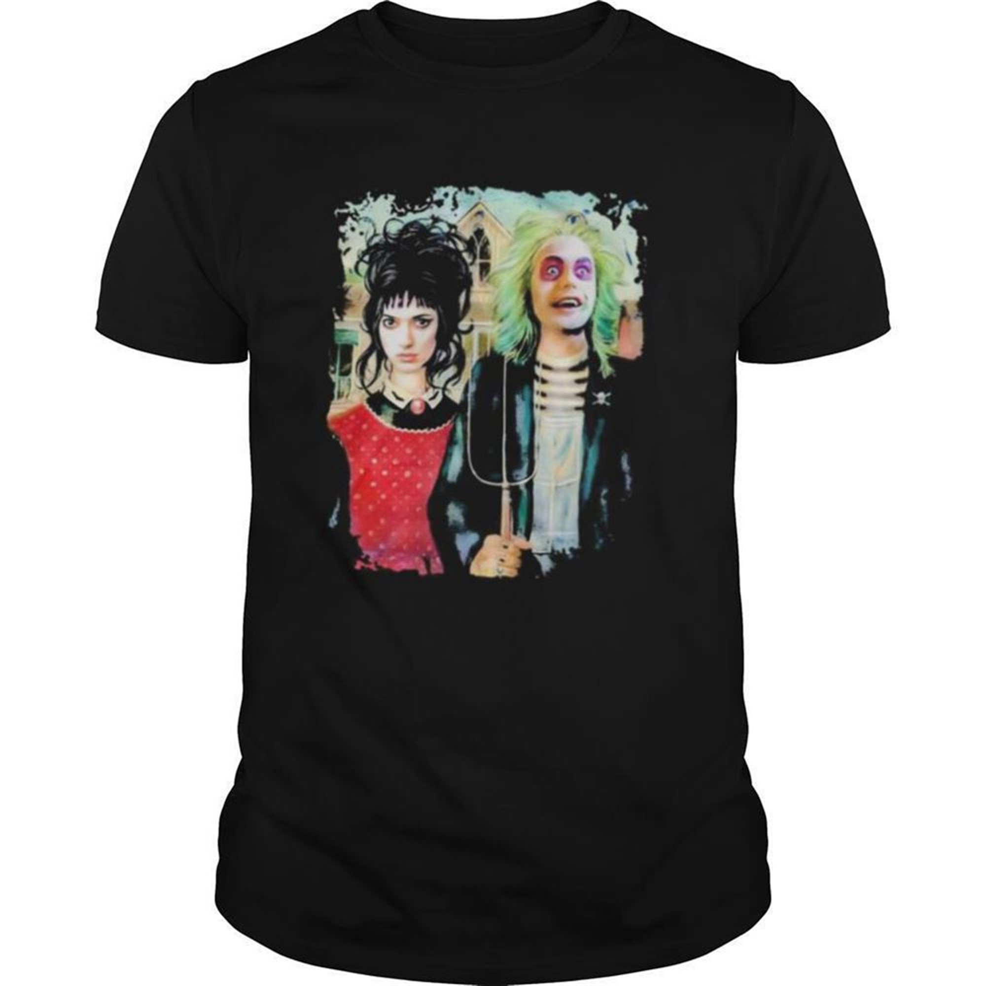 Halloween Haunted House Poster Shirt