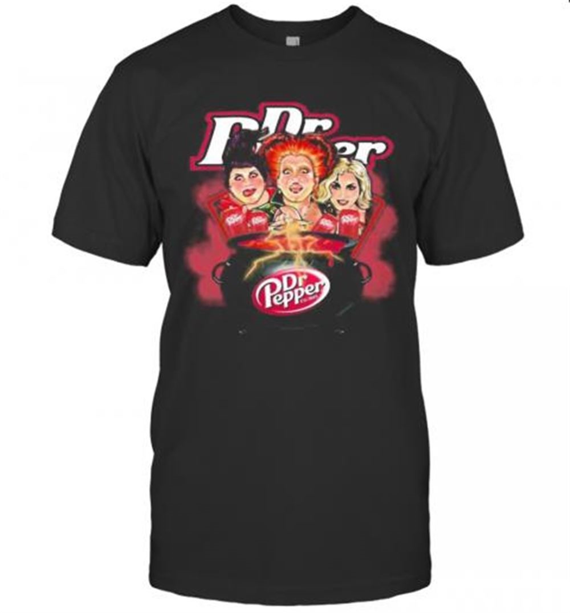 Halloween Hocus Pocus Witch Dr Pepper T-shirt