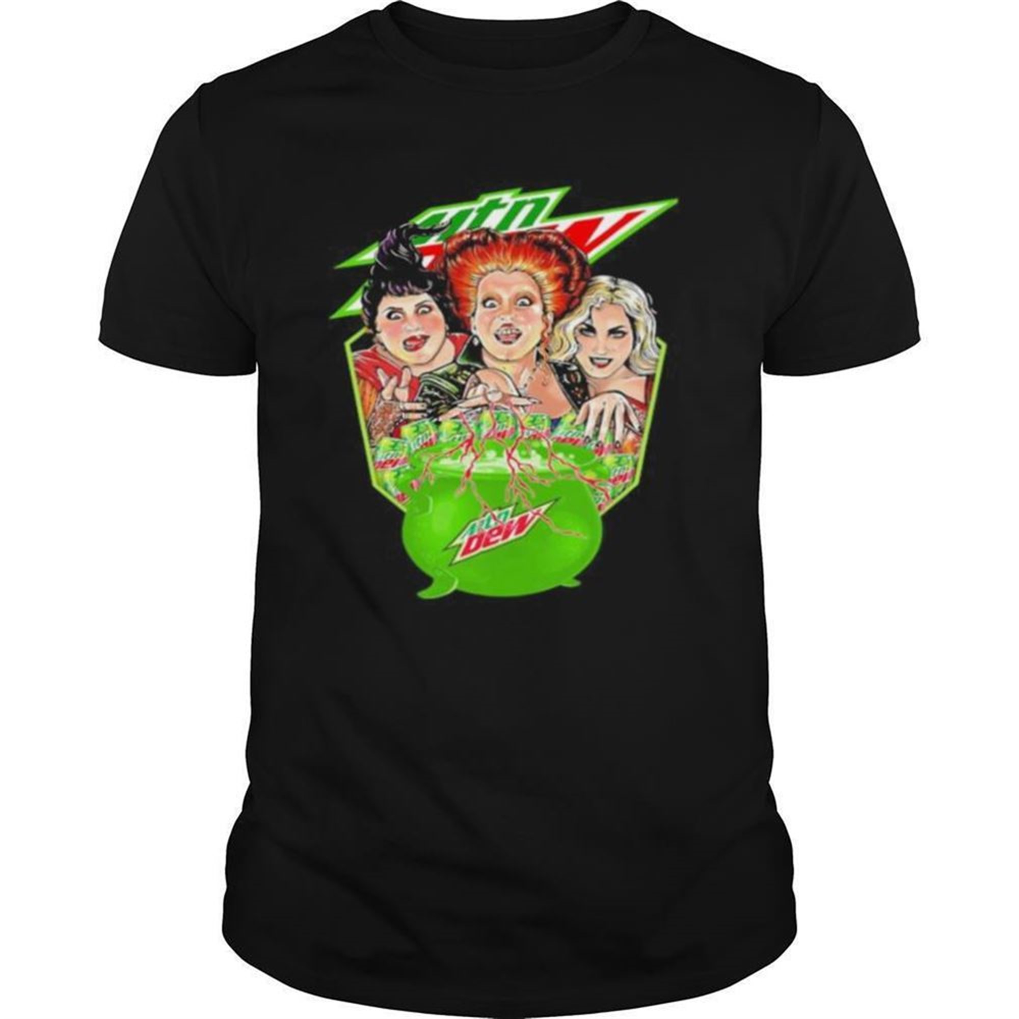 Halloween Hocus Pocus Witch Mountain Dew Shirt