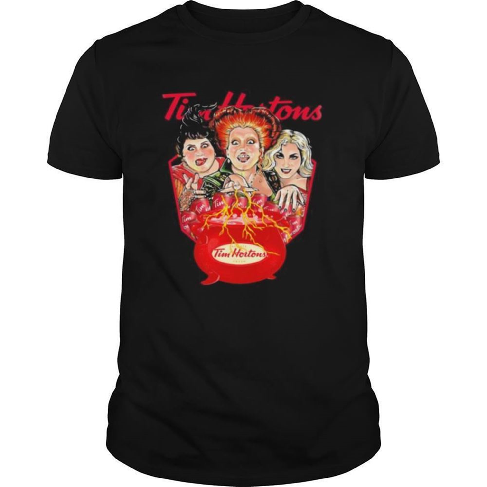 Halloween Hocus Pocus Witch Tim Hortons Shirt